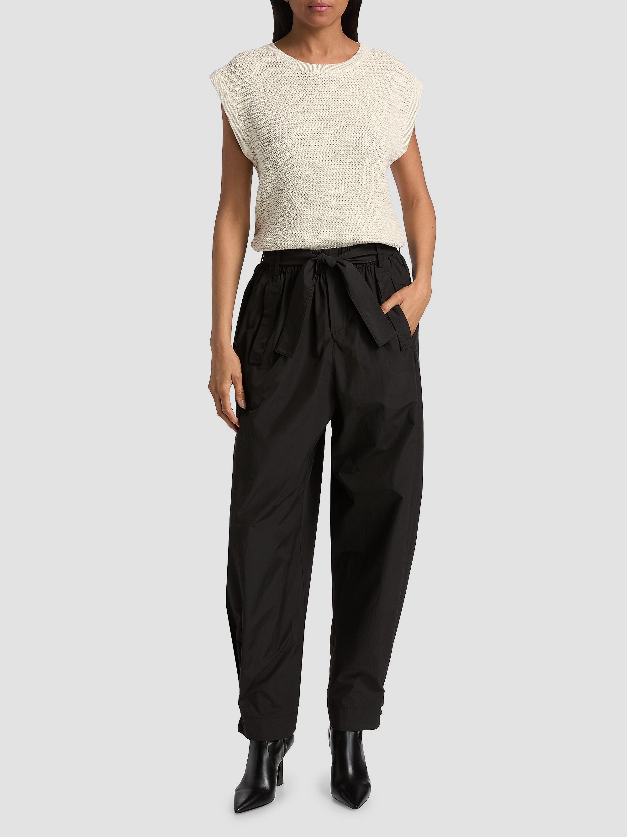 Derek Lam 10 Crosby Women's Vivienne Knit Cotton Sleeveless Top - Marshmallow | Thumbnail 2