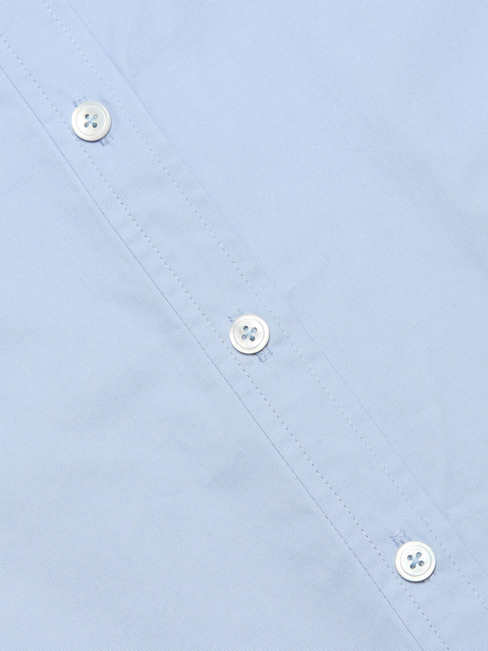 Derek Lam 10 Crosby Women's Olivia Cotton Crop Shirt - Light Blue | Thumbnail 7
