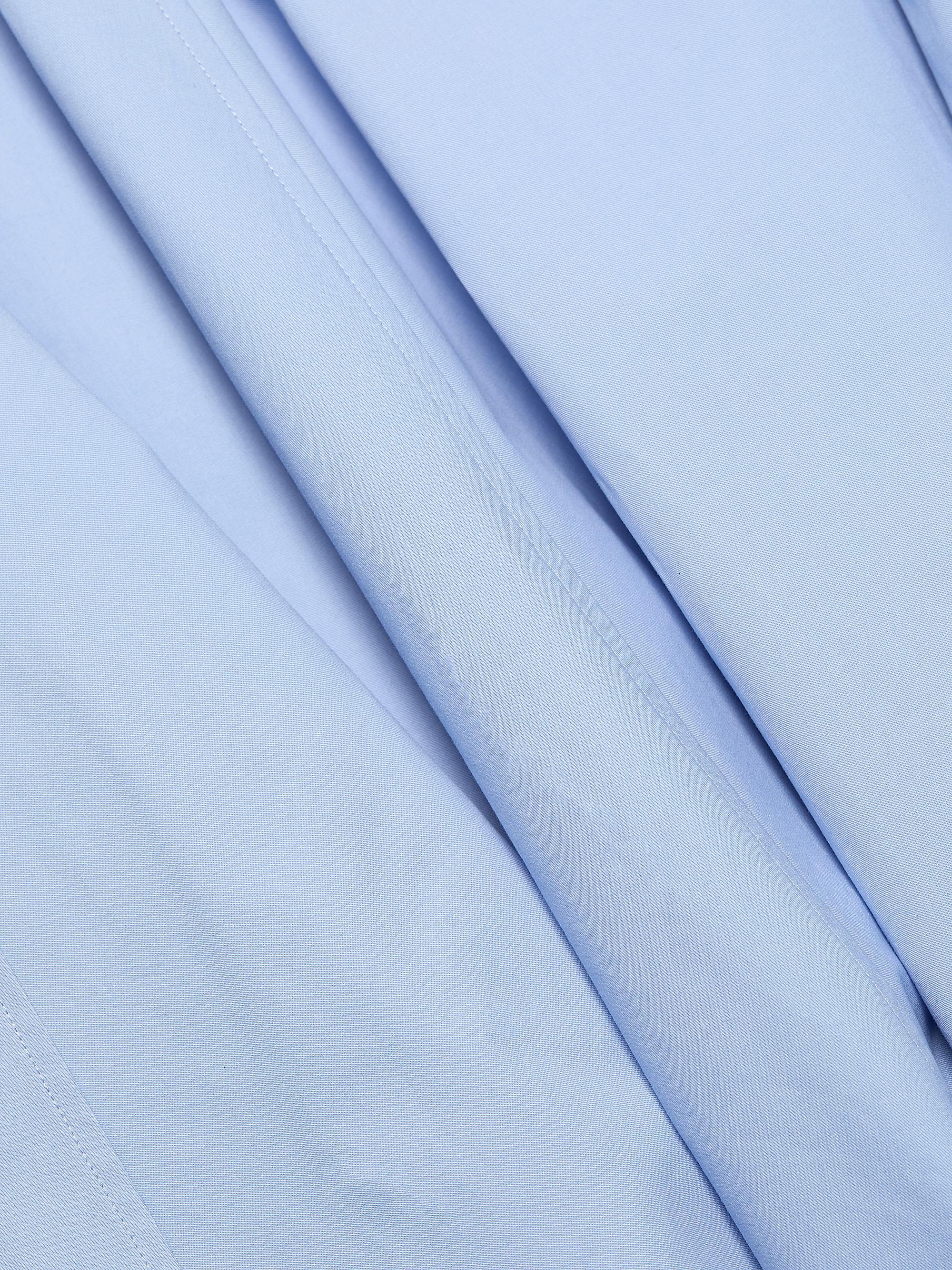 Derek Lam 10 Crosby Women's Sage Cotton-Twill Wrap Skirt - Light Blue | Thumbnail 7
