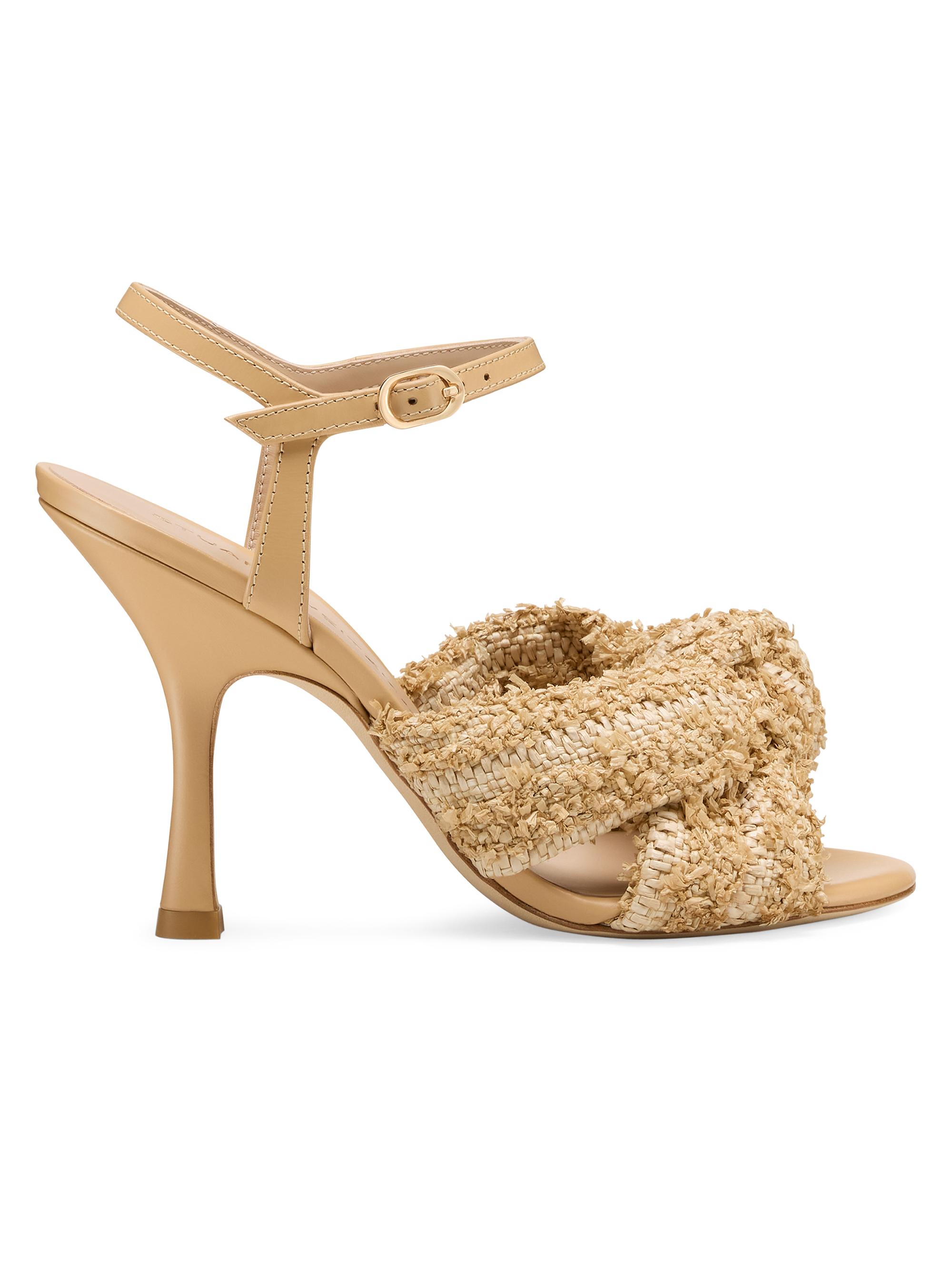 kate spade new york Bridal Sparkle Tulle & Leather Slingback Sandals | Saks  Fifth Avenue