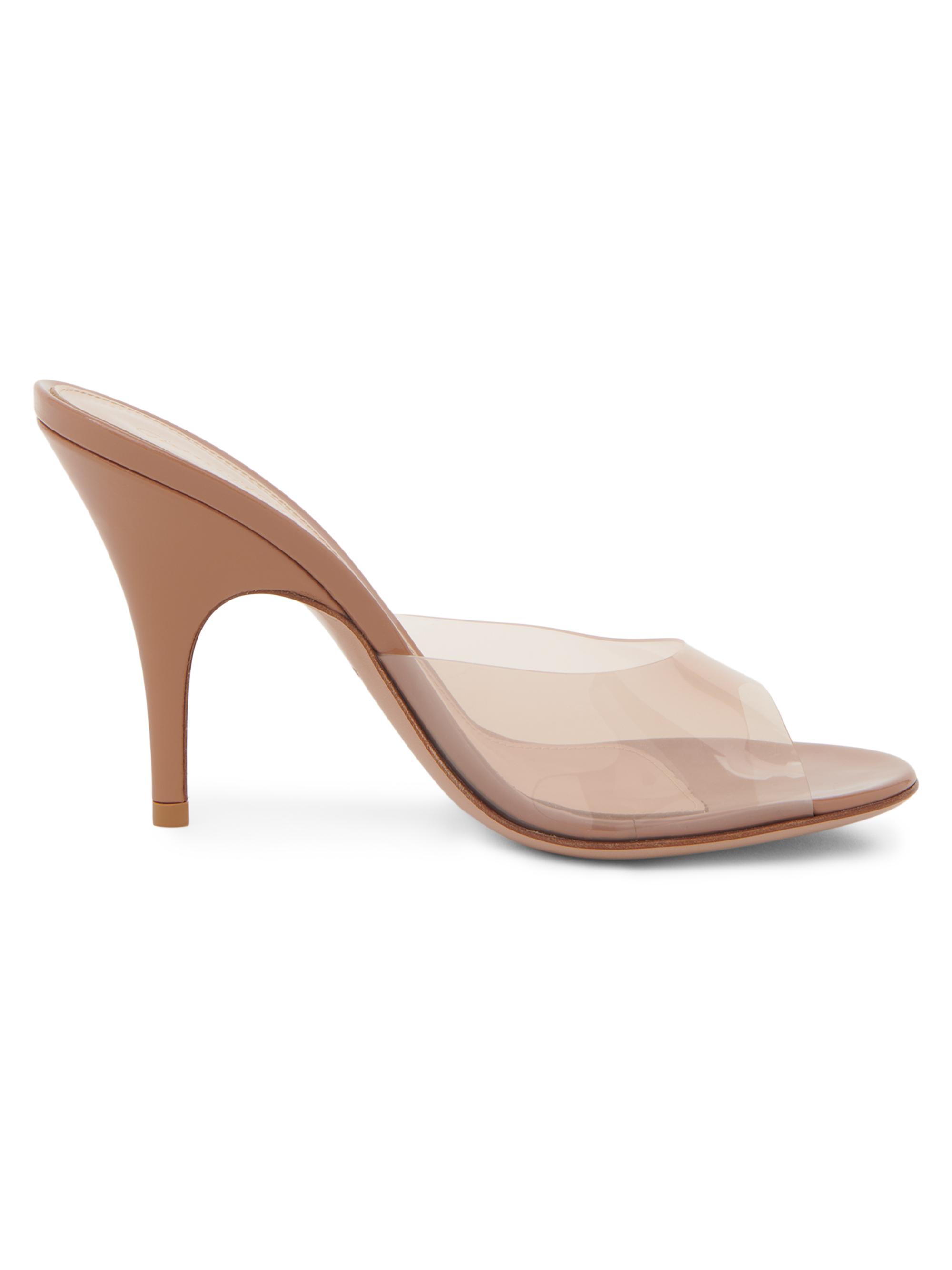 Gianvito Rossi Bijoux 85MM Leather Mules | Saks Fifth Avenue