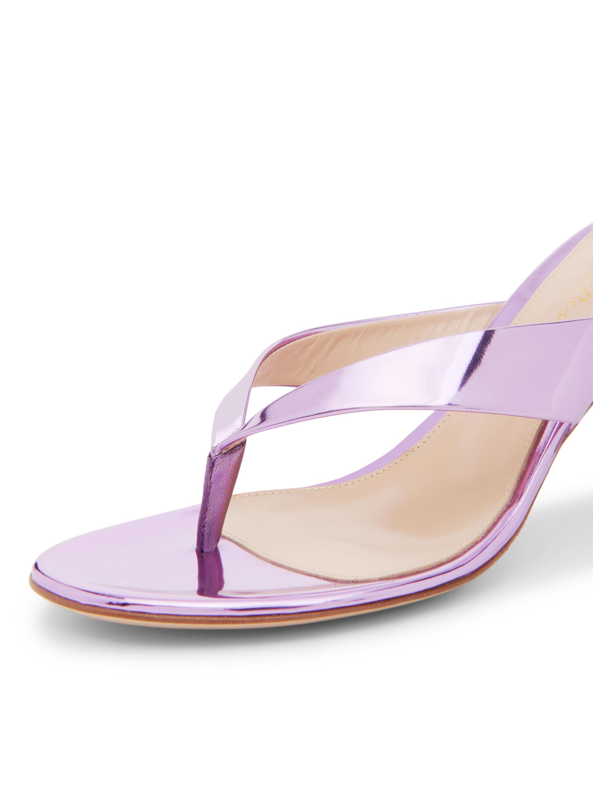 Gianvito Rossi 70MM Patent Leather Sandals | Saks Fifth Avenue