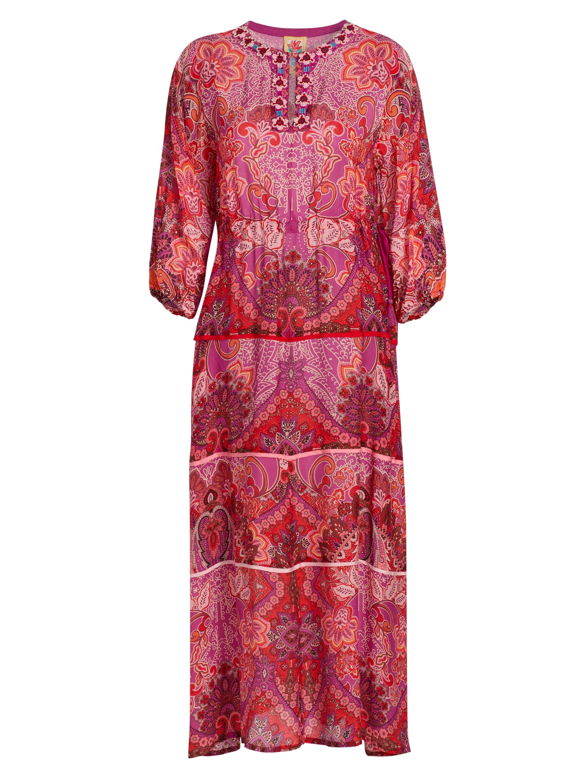 Johnny Was Women's Lantana Els Printed Midi-Dress - Lantana Scarf