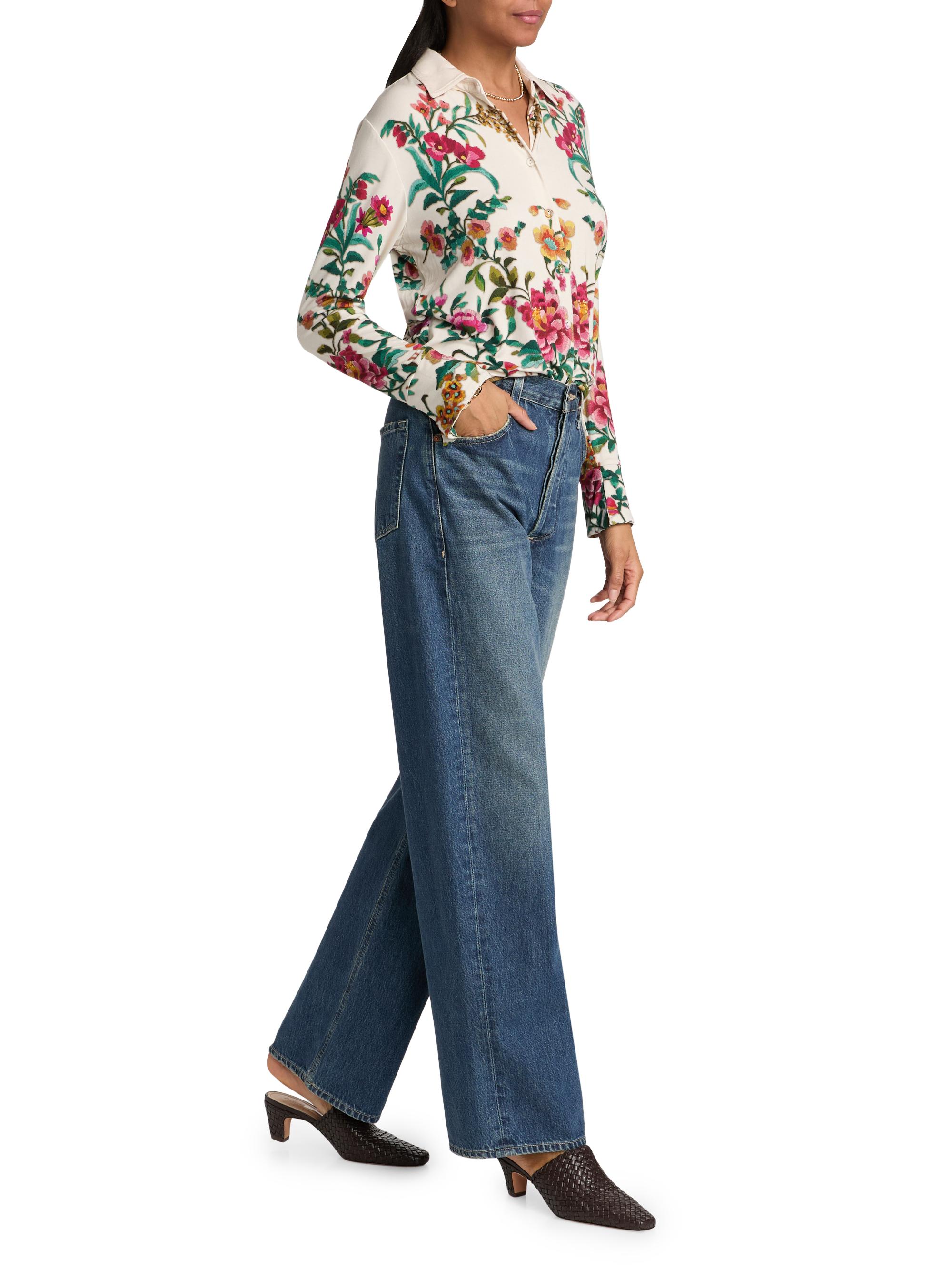 Johnny Was The Janie Favorite Miraze Button-Front Shirt | Saks Fifth Avenue