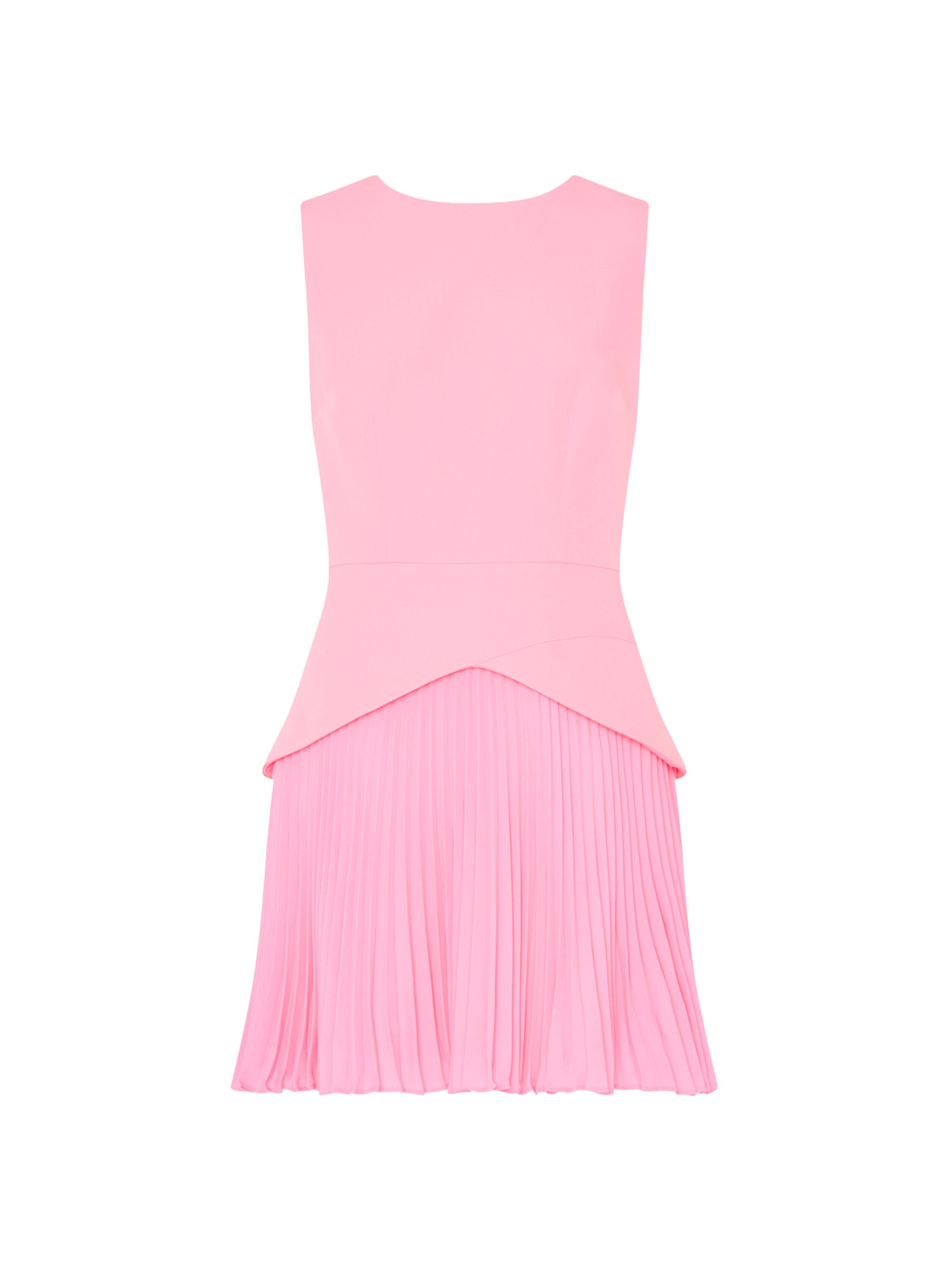 Milly Women's Haddy Pleated Minidress - Baby Pink