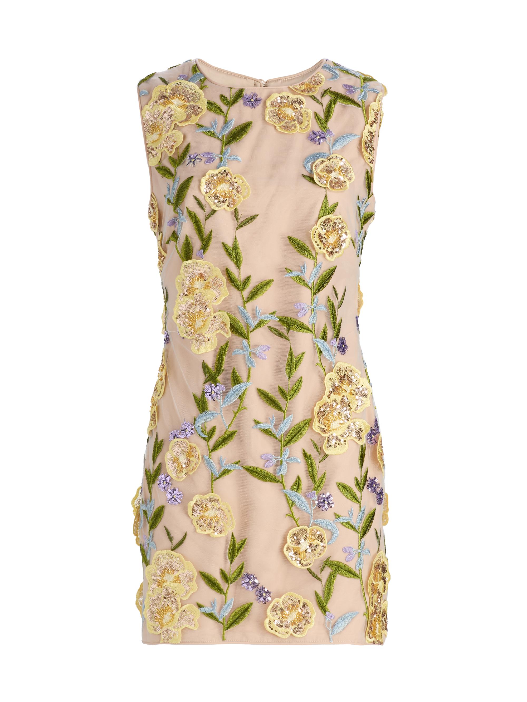 Milly Women's Ivette Sequin-Embroidered Minidress