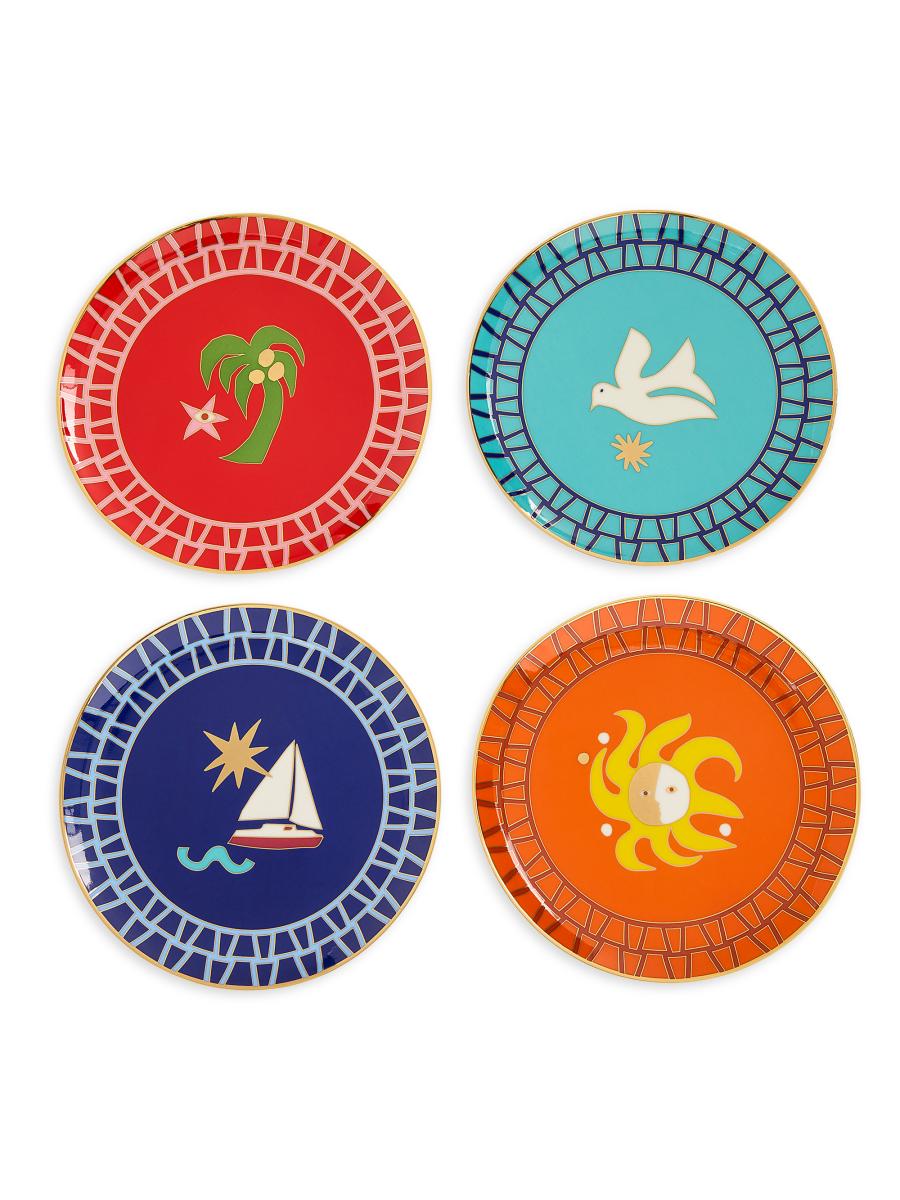 Jonathan Adler Playa 4-Piece Small Plates Set | Saks Fifth Avenue