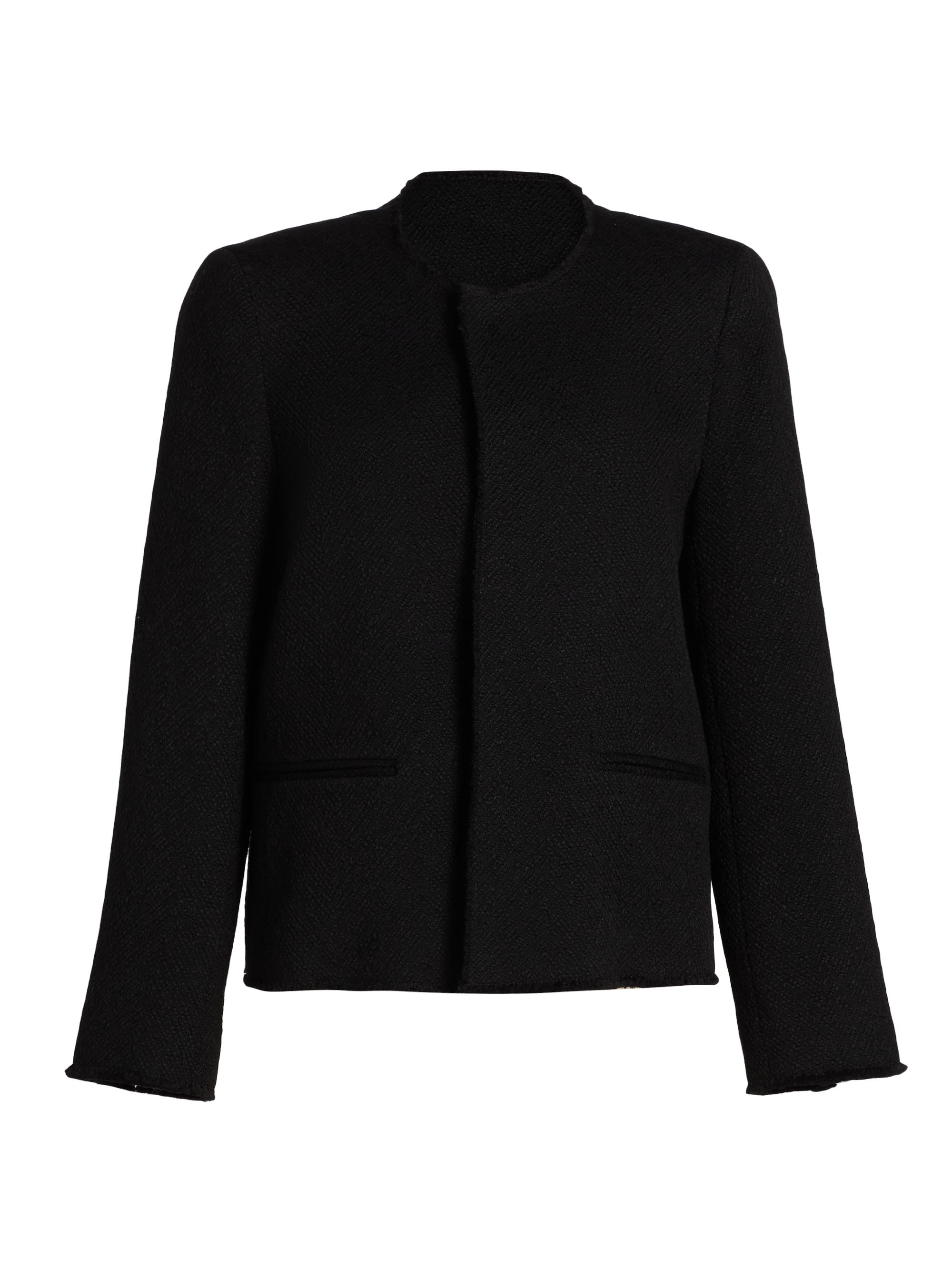 Toteme Women's Open-Front Bouclé Blazer - Black