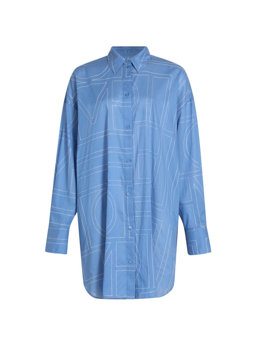 Toteme Monogram Long Summer Shirt | Saks Fifth Avenue