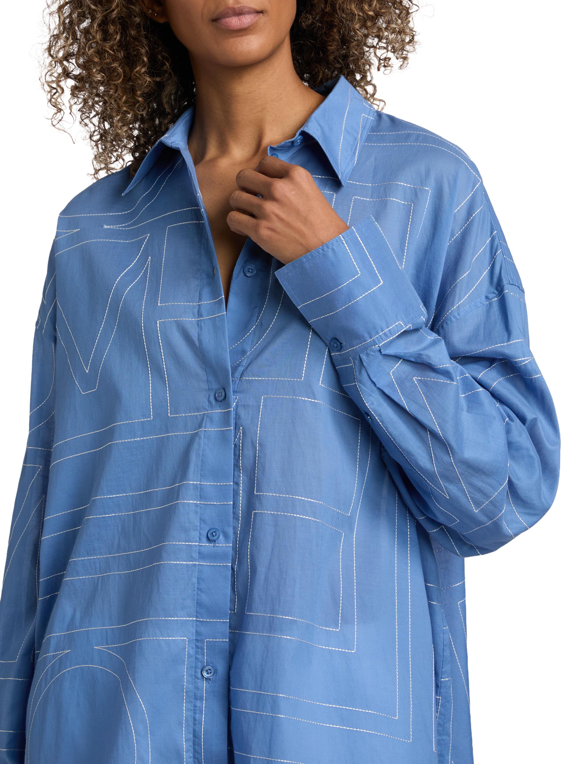 Toteme Monogram Long Summer Shirt | Saks Fifth Avenue