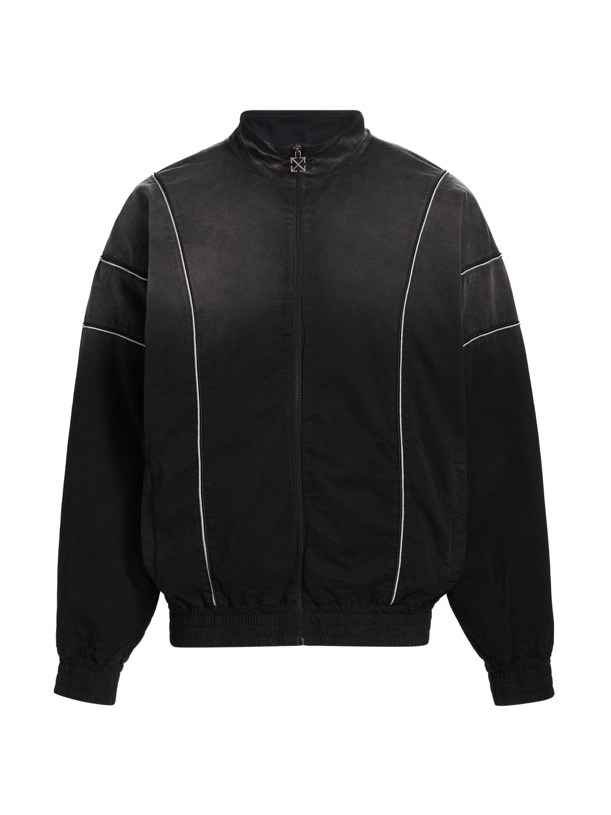 Off-White Men's Offline Cotton Track Jacket - Black