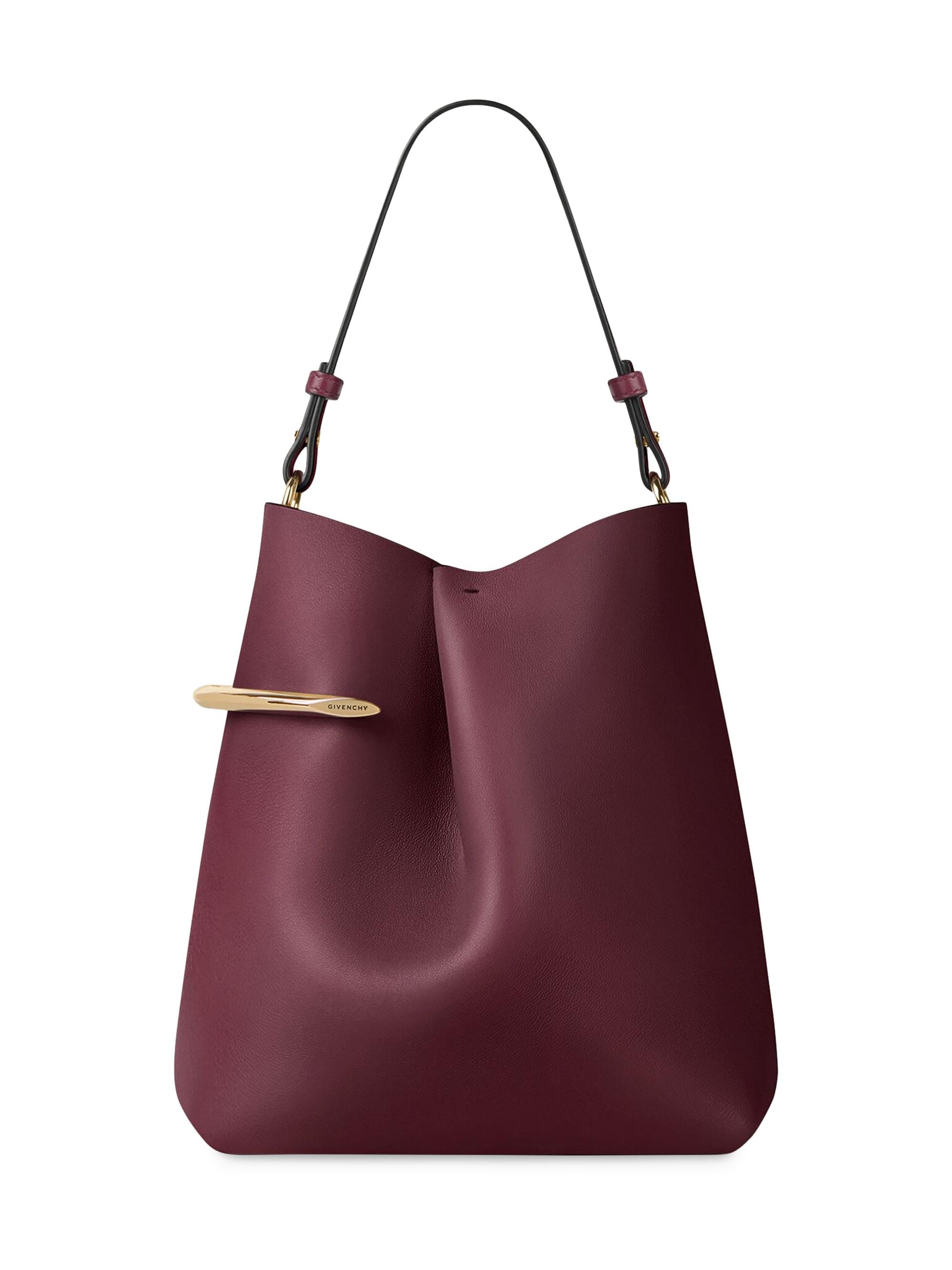 Cult Gaia Azariah Suede & Leather Top-Handle Bag | Saks Fifth Avenue