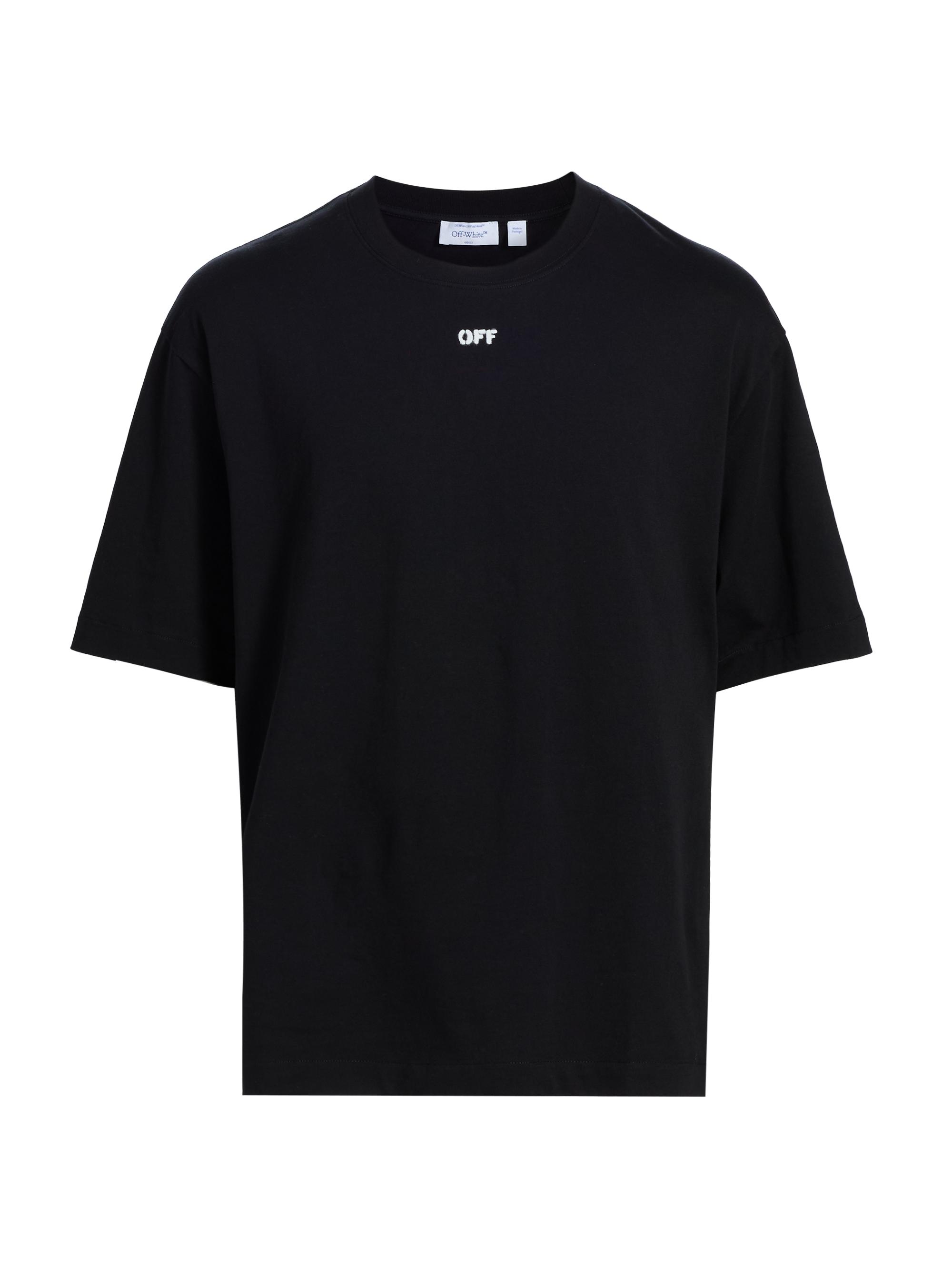 Off-White Men's Paint Arrow Skate Crewneck T-Shirt - Black
