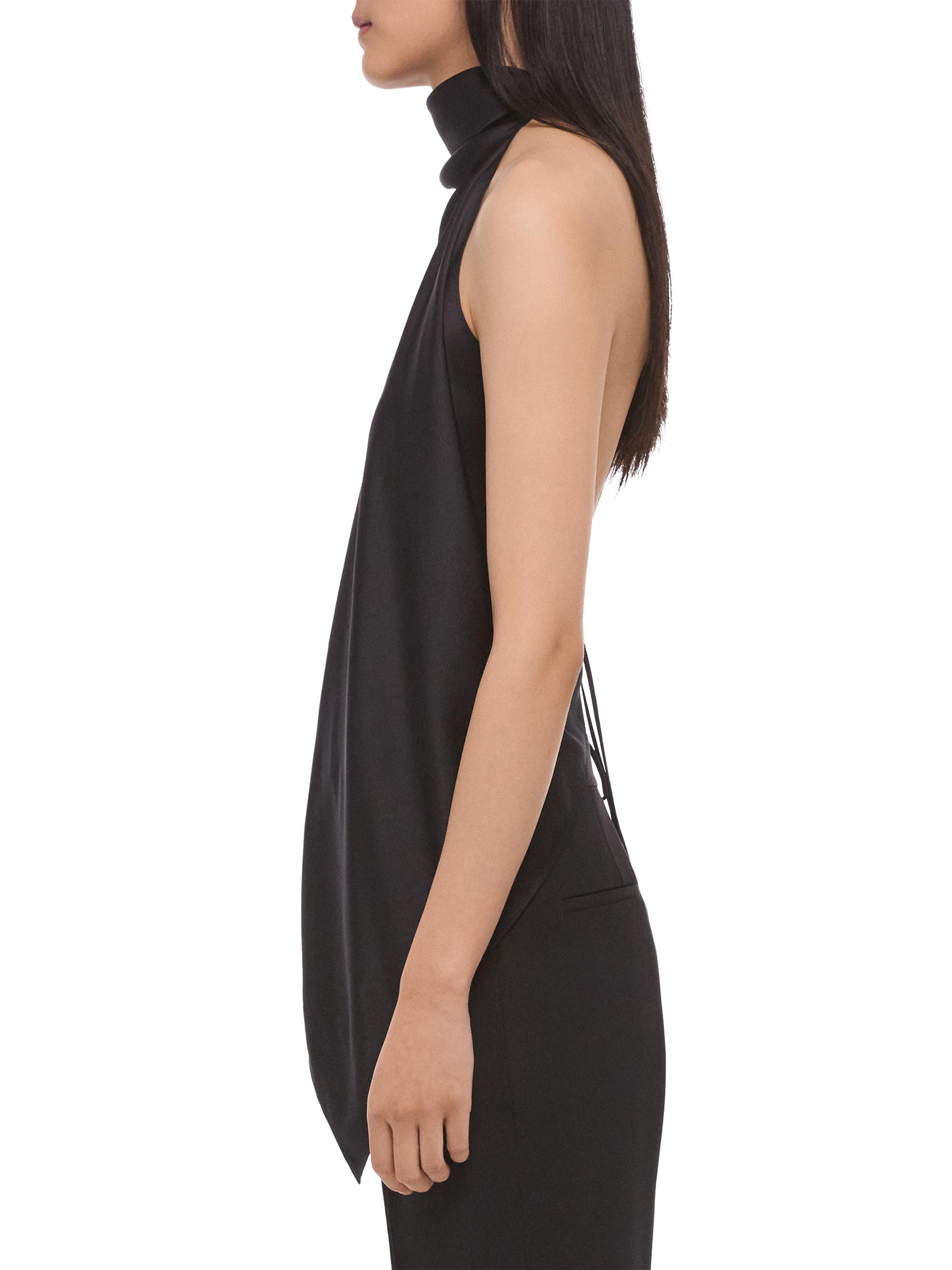 Helmut Lang Silk Charmeuse Tie Scarf Top | Saks Fifth Avenue
