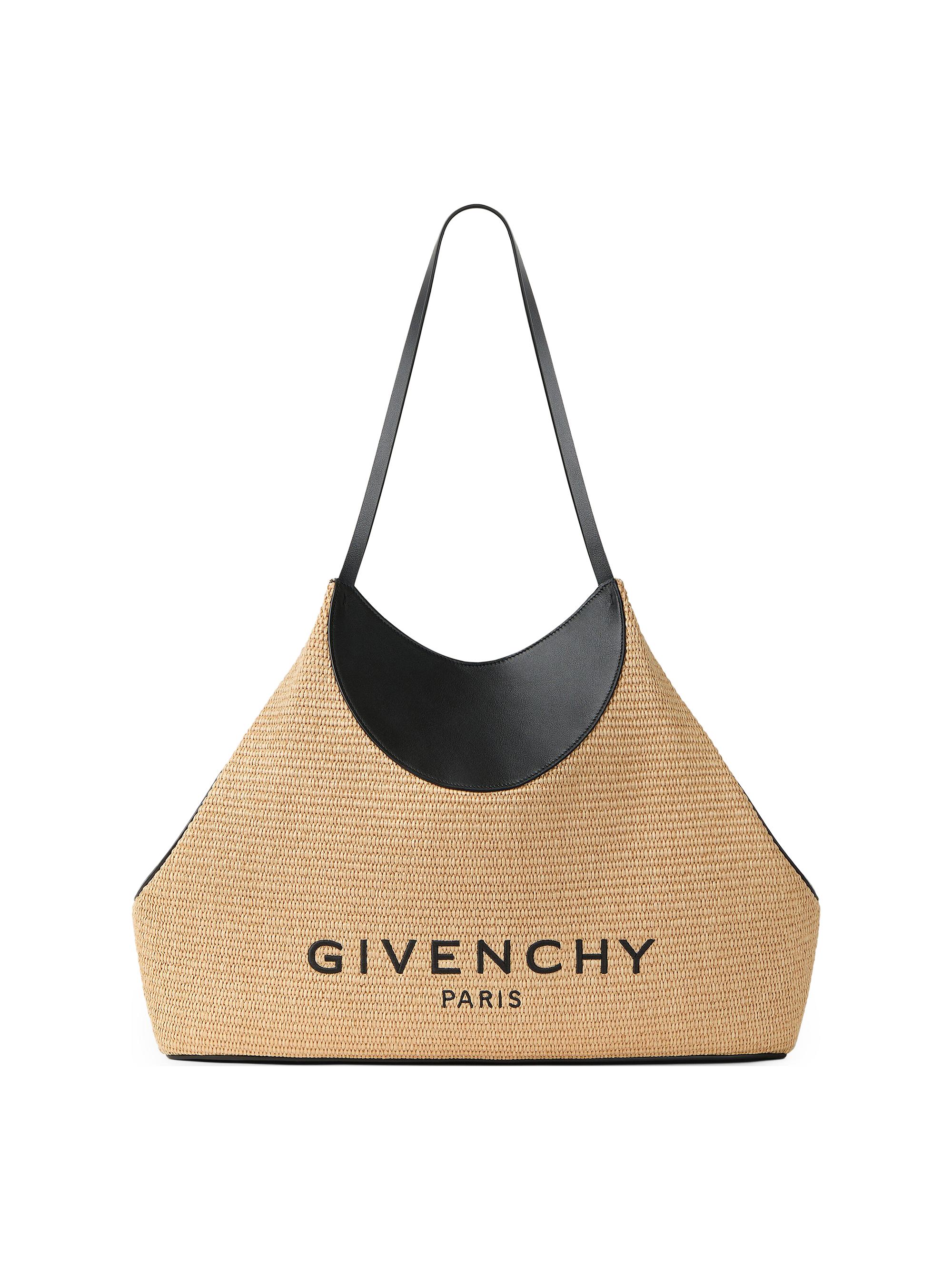 Givenchy Women's  Facet Tote Bag in Raffia - Natural