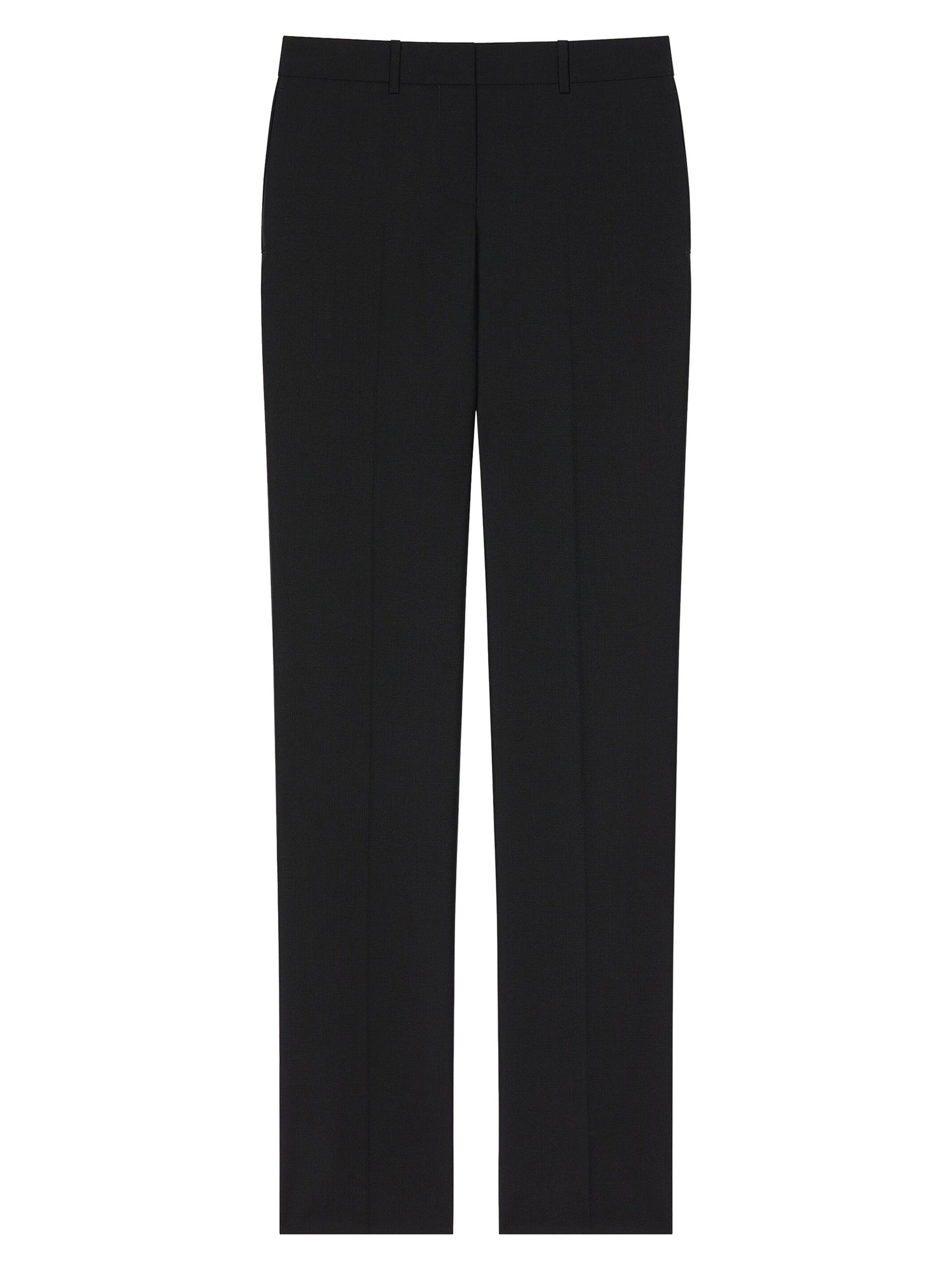 Givenchy Women's Skinny Pants in Wool and Mohair - Black