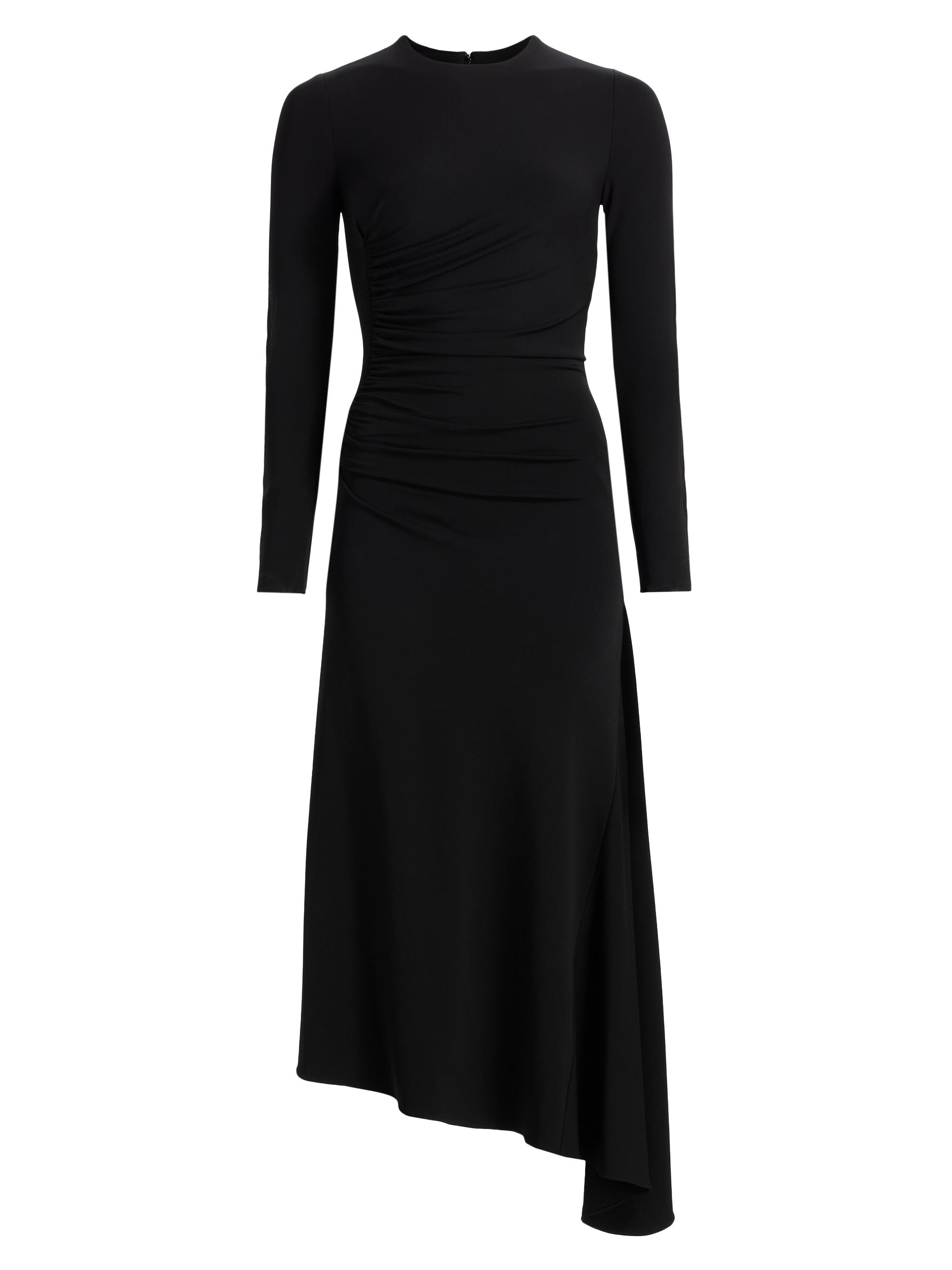 Oscar de la Renta Sweetheart Long-Sleeve Midi Dress | Saks Fifth