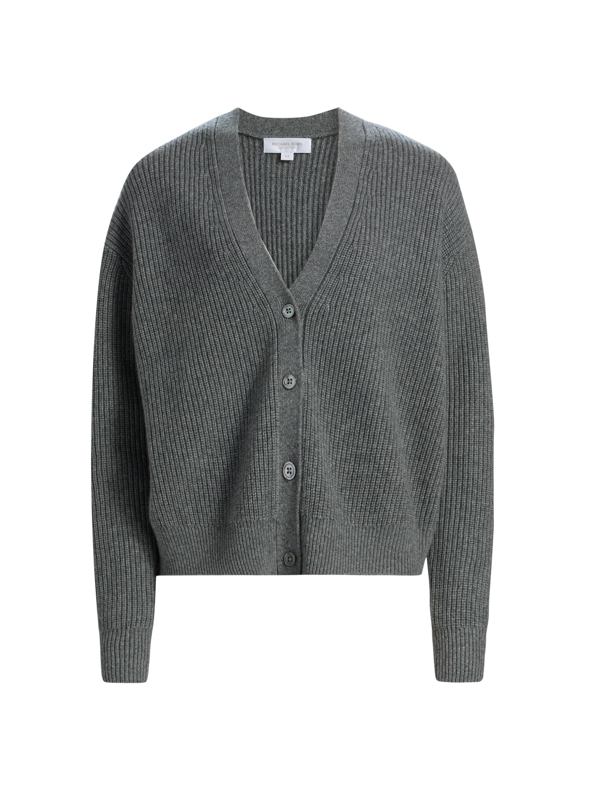 Michael Kors Collection Ribbed Cashmere Cardigan | Saks Fifth Avenue