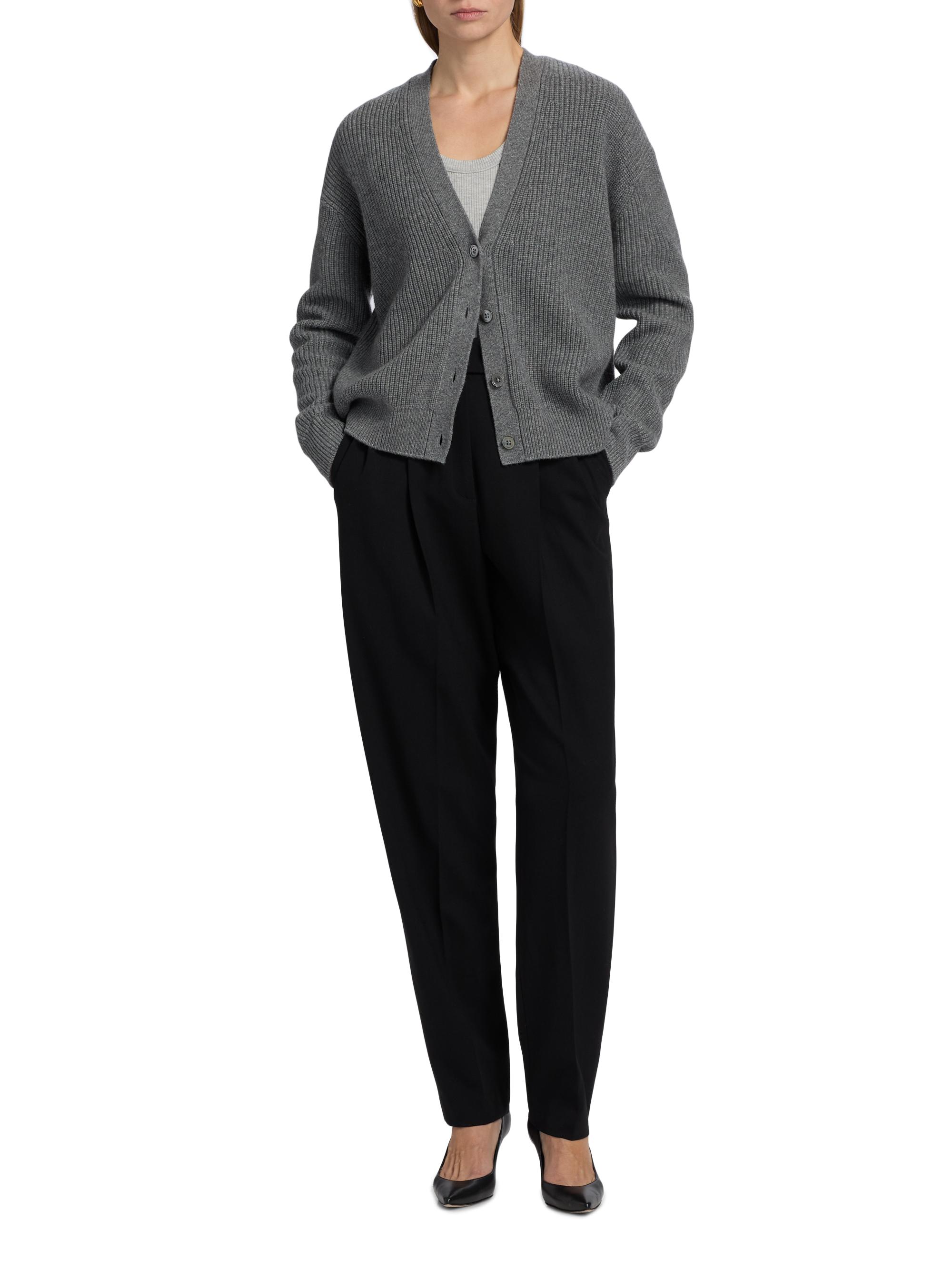 Michael Kors Collection Ribbed Cashmere Cardigan | Saks Fifth Avenue