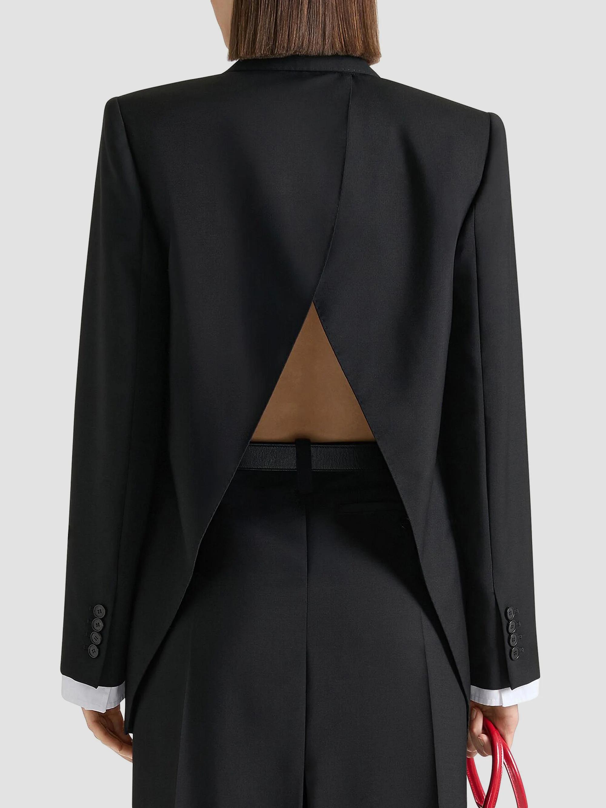 Givenchy Double-Breasted Slashed Jacket in Wool and Mohair | Saks Fifth ...
