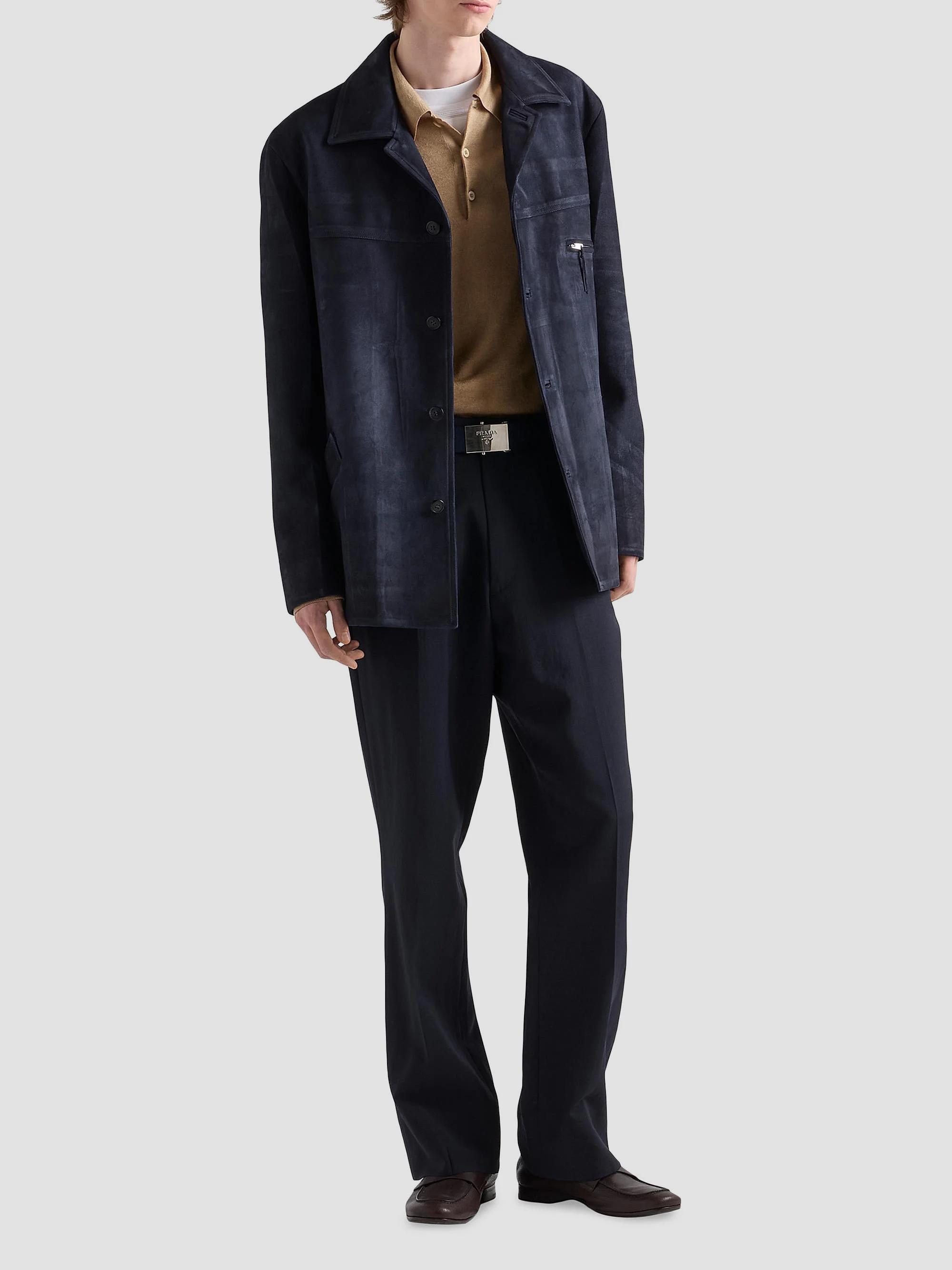 Prada Suede Caban Jacket | Saks Fifth Avenue