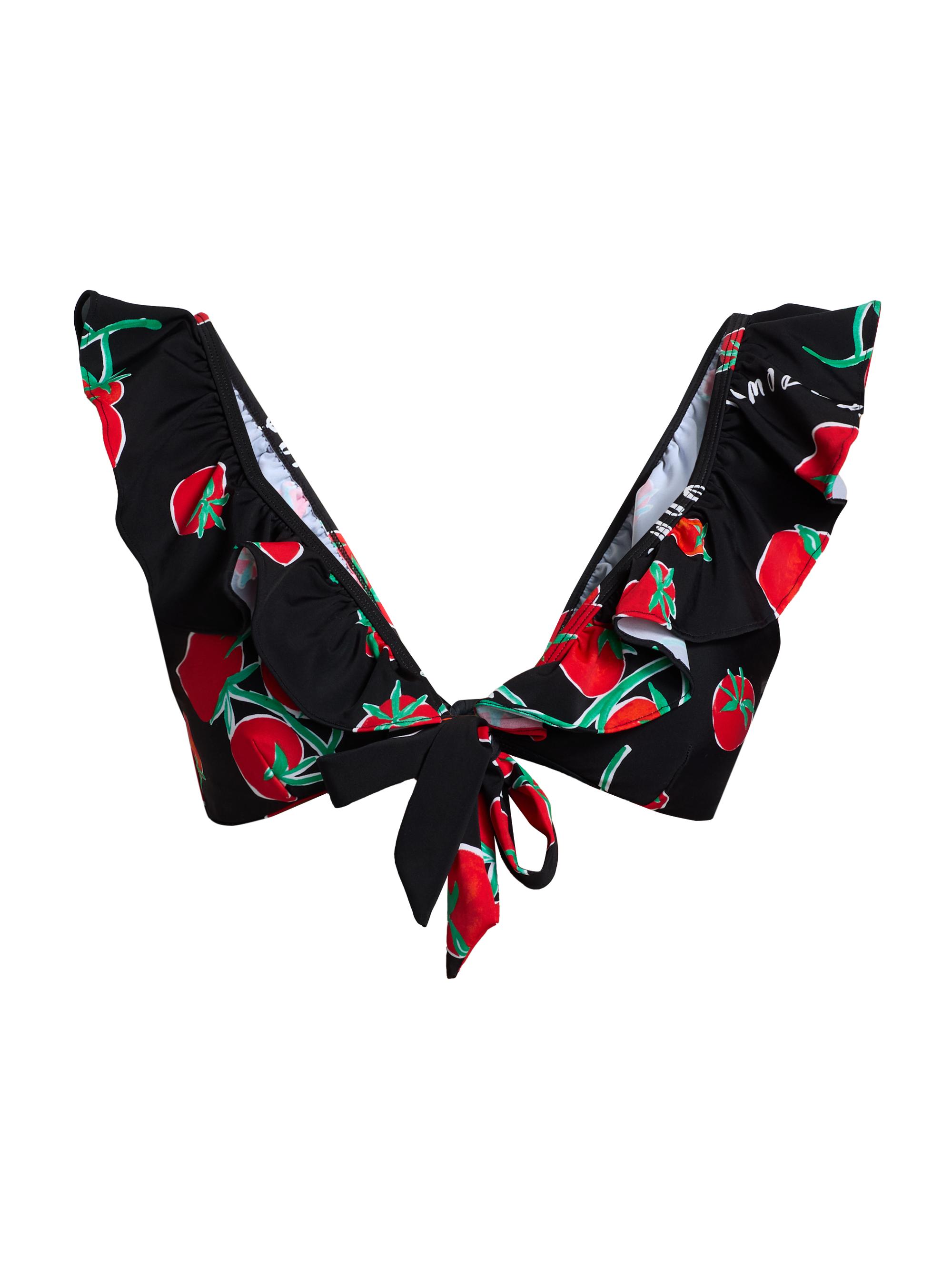 Milly Women's Pomodoro Ruffle Bikini Top