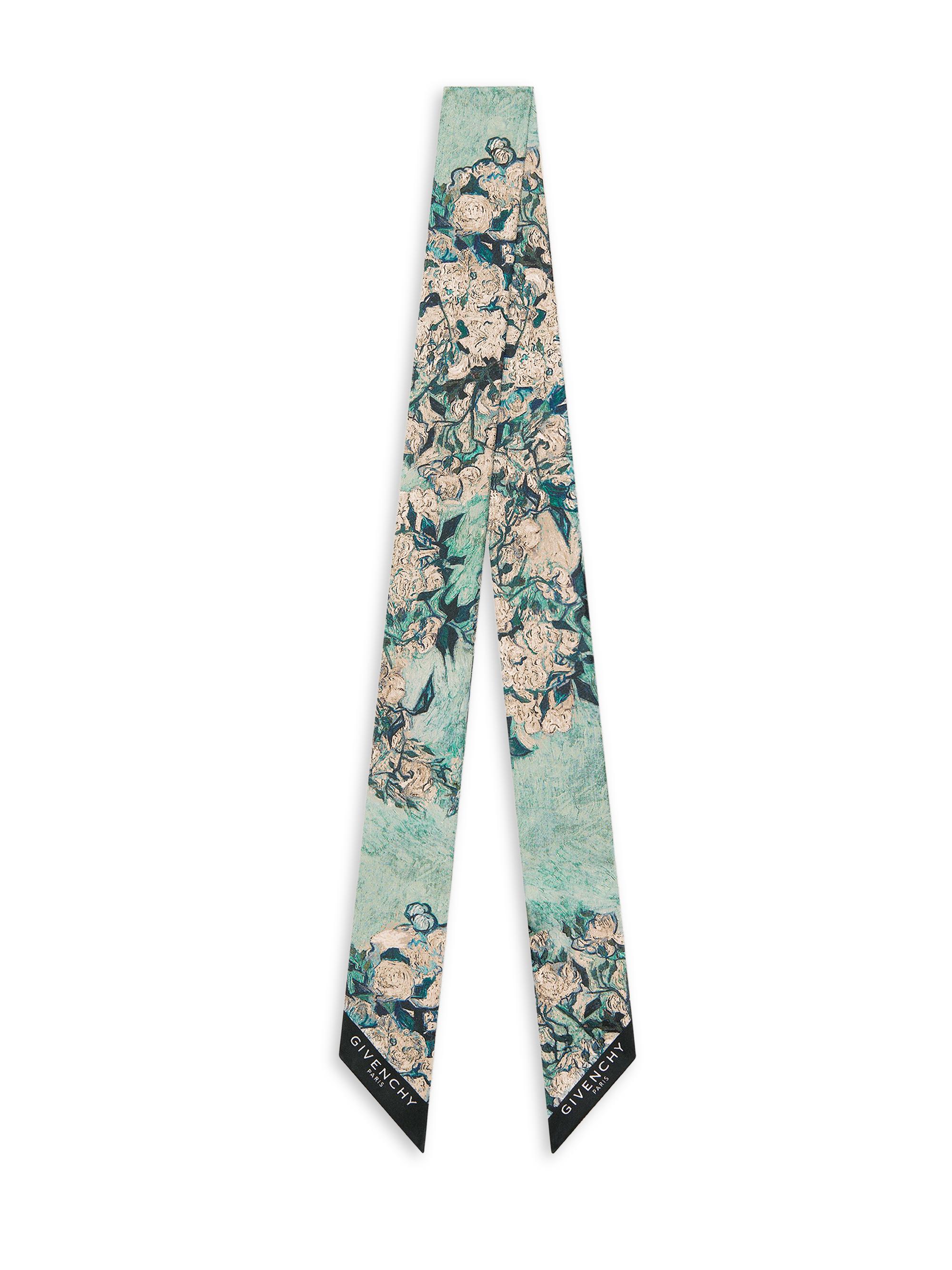 Givenchy Women's Bandeau in Silk with Roses Print - Light Mint Green