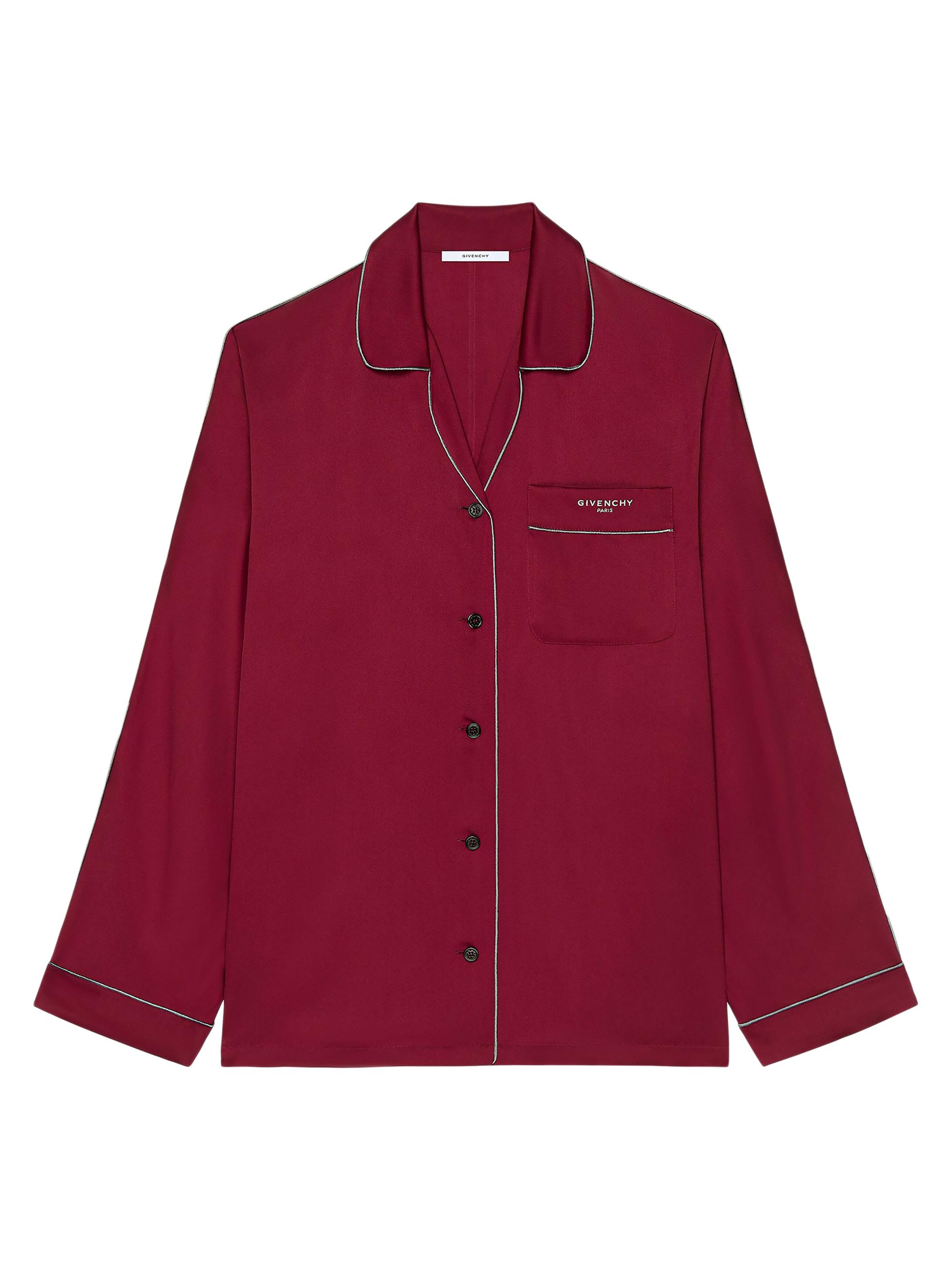 Givenchy Women's Pyjama Shirt in Silk - Red Cherry