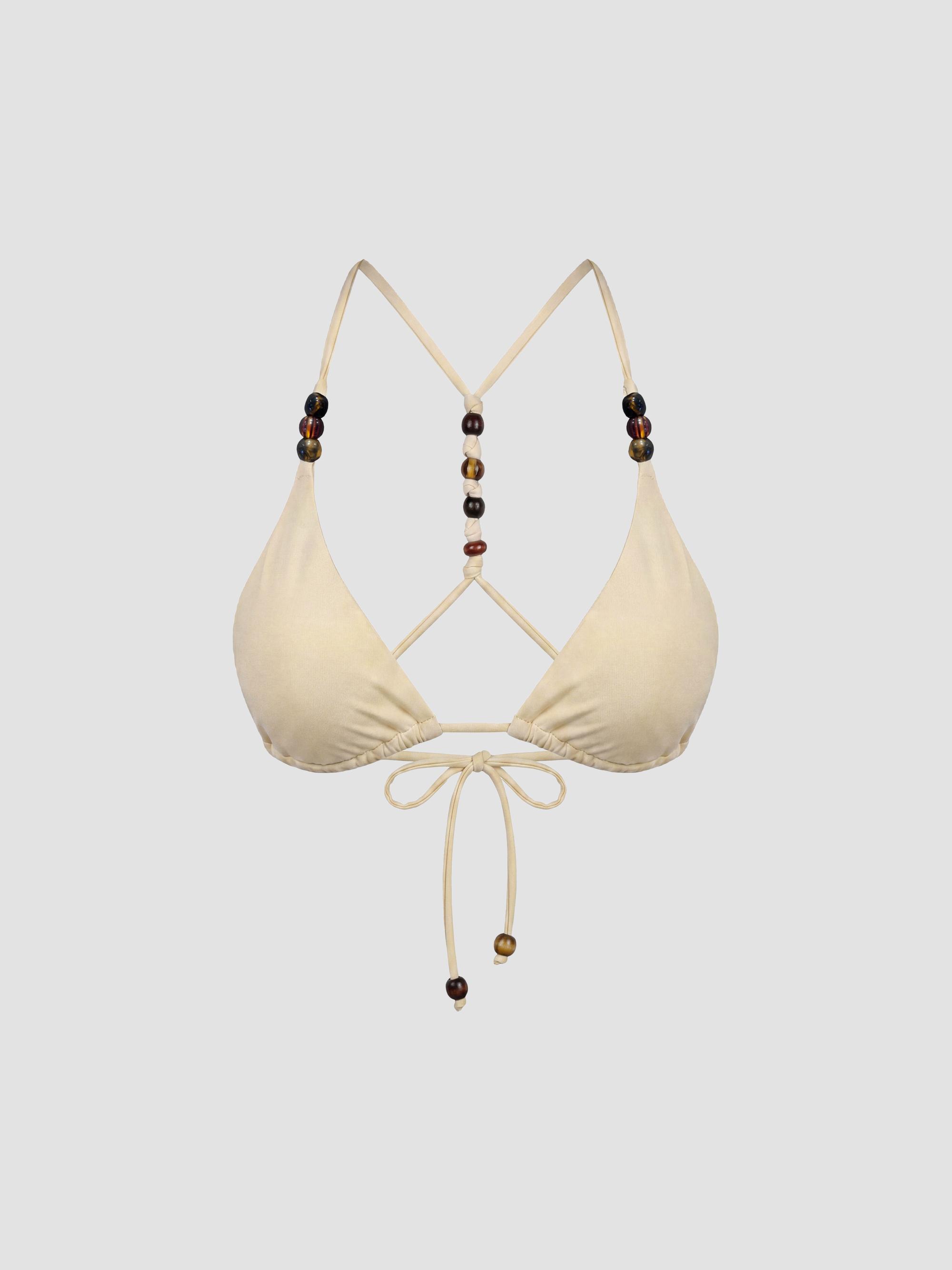 Nicholas the Label Women's Rita Racerback Bikini Top - Lemon | Thumbnail 5