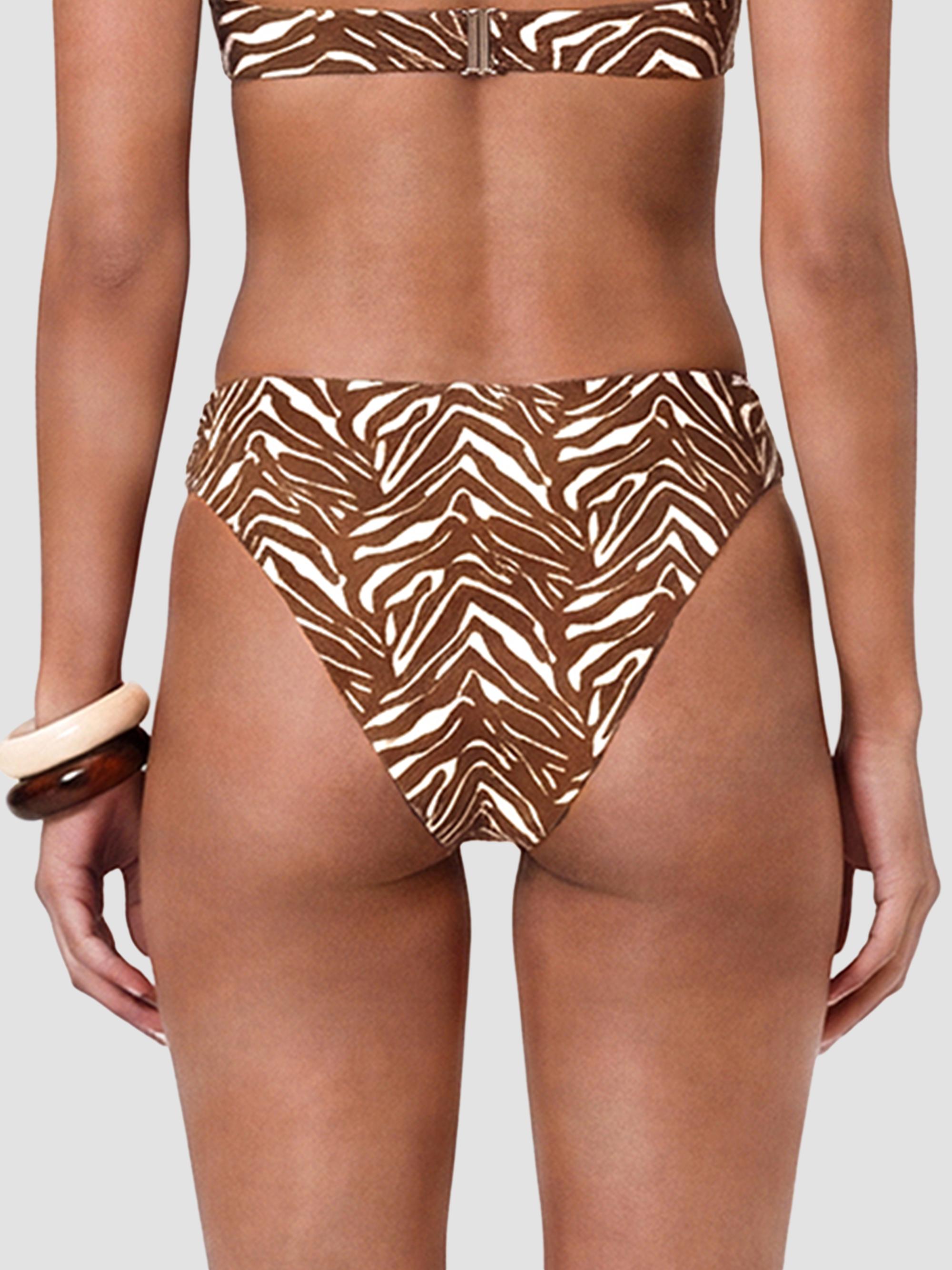 Nicholas the Label Women's Salina Beaded Bikini Bottom - Abstract Animal | Thumbnail 3