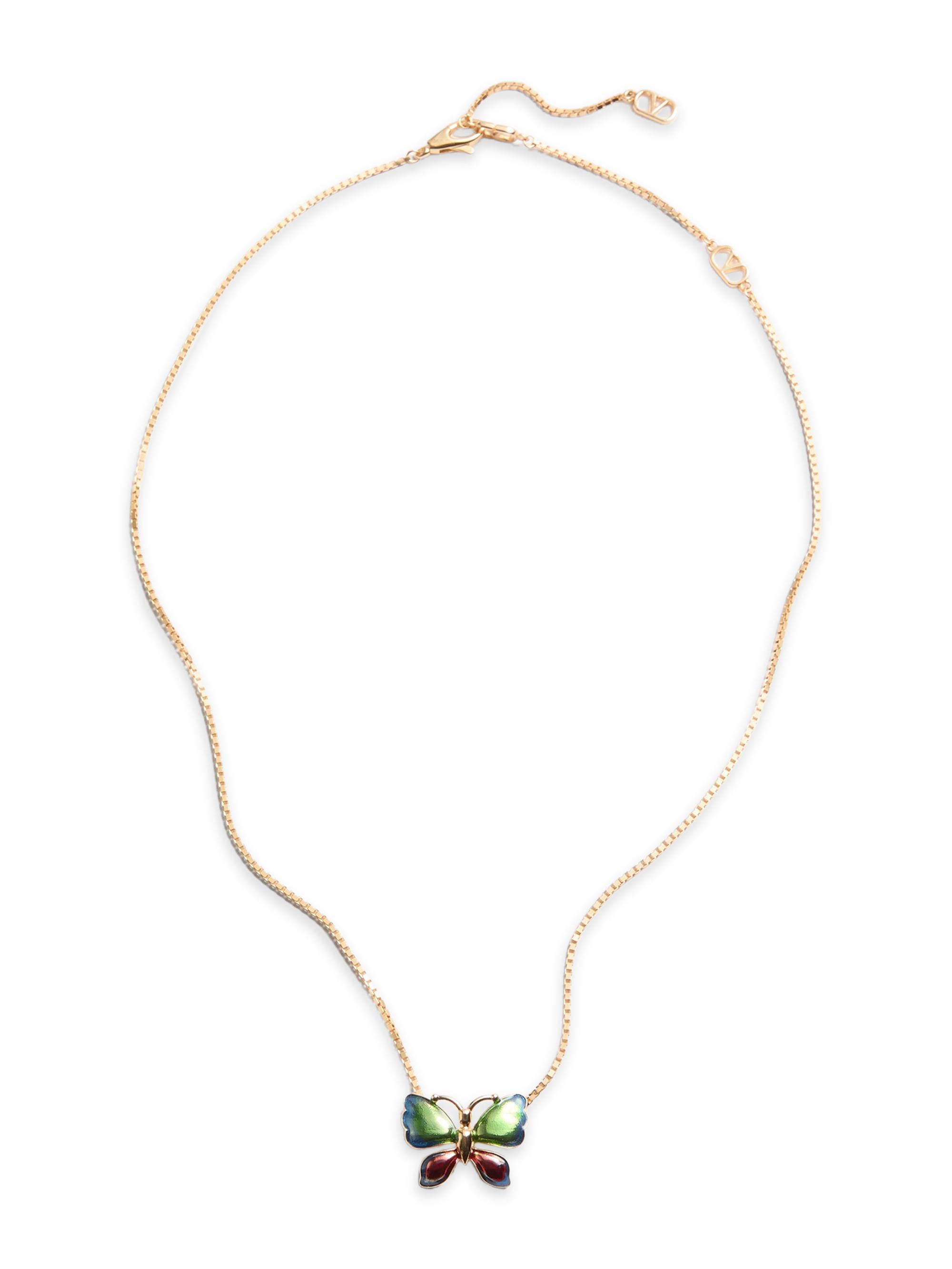 Valentino Garavani Women's Vouloirvoler Necklace in Metal and Enamel - Multicolored