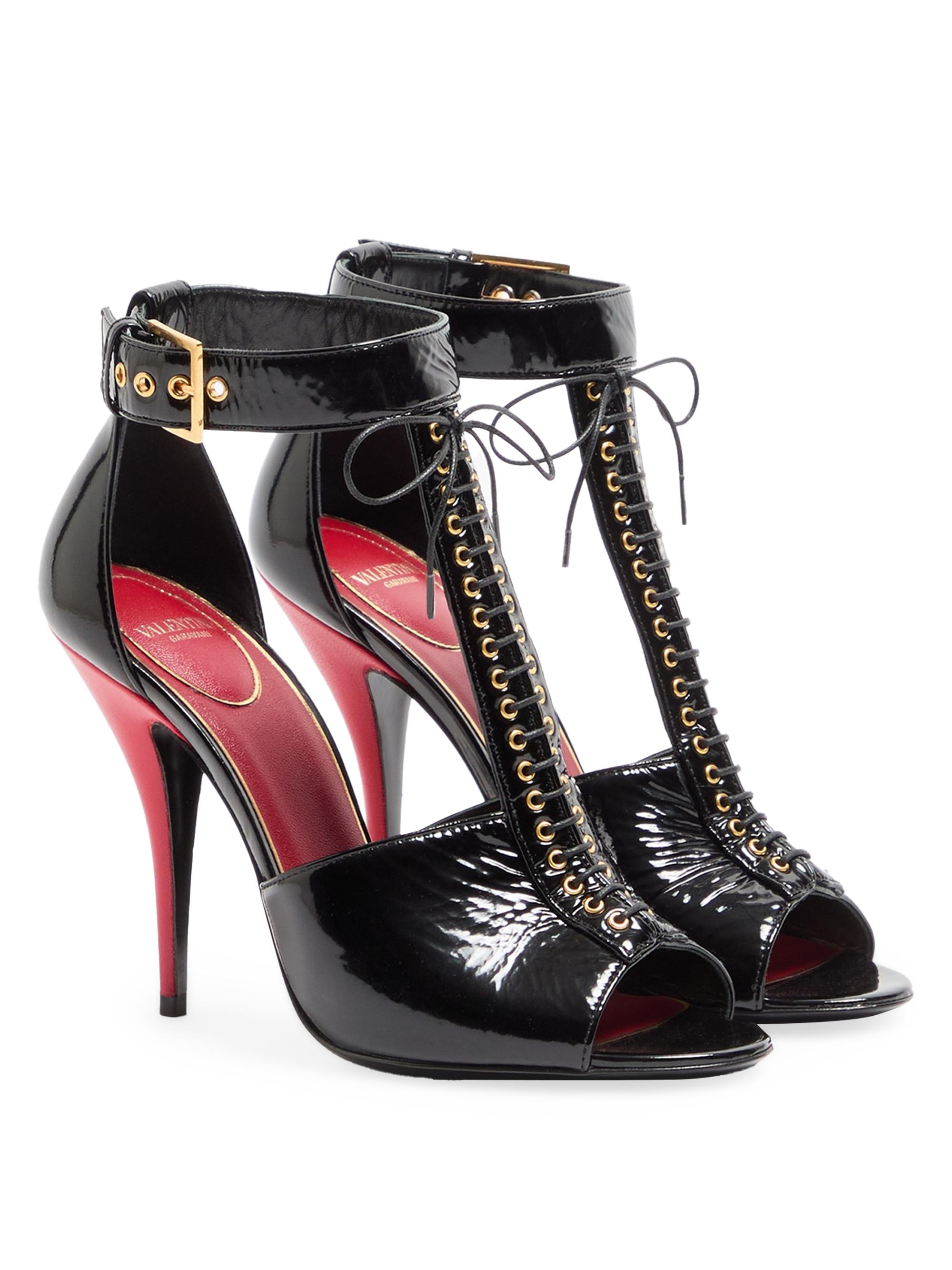 Valentino Garavani Bustier Naplak 105MM Sandals | Saks Fifth Avenue