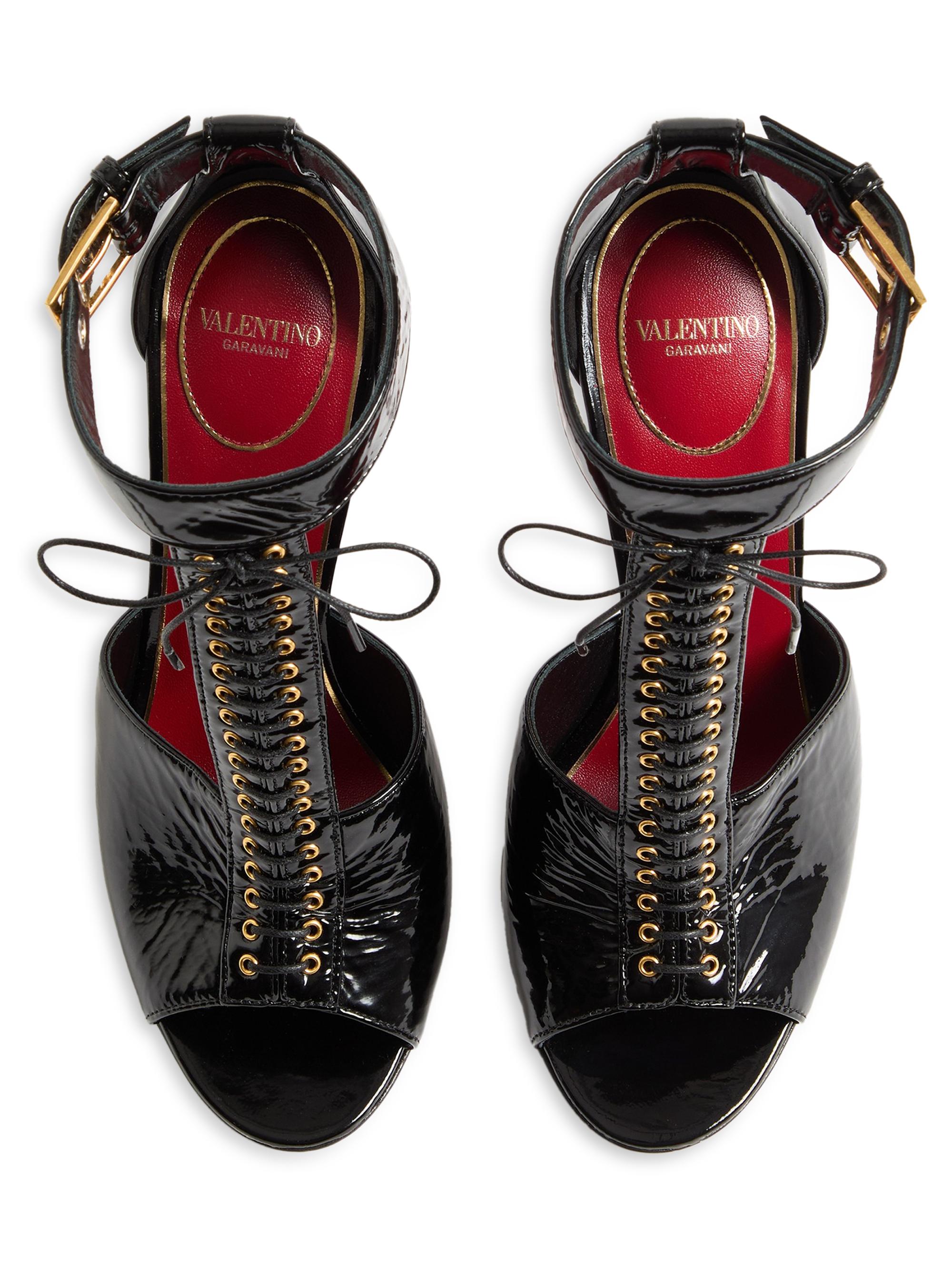 Valentino Garavani Bustier Naplak 105MM Sandals | Saks Fifth Avenue