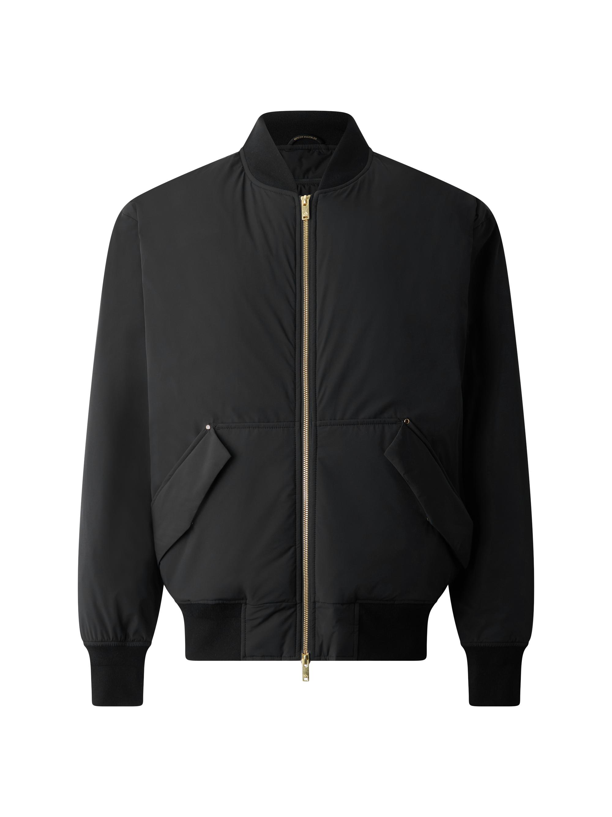 FRAME Zip-Front Leather Bomber Jacket | Saks Fifth Avenue