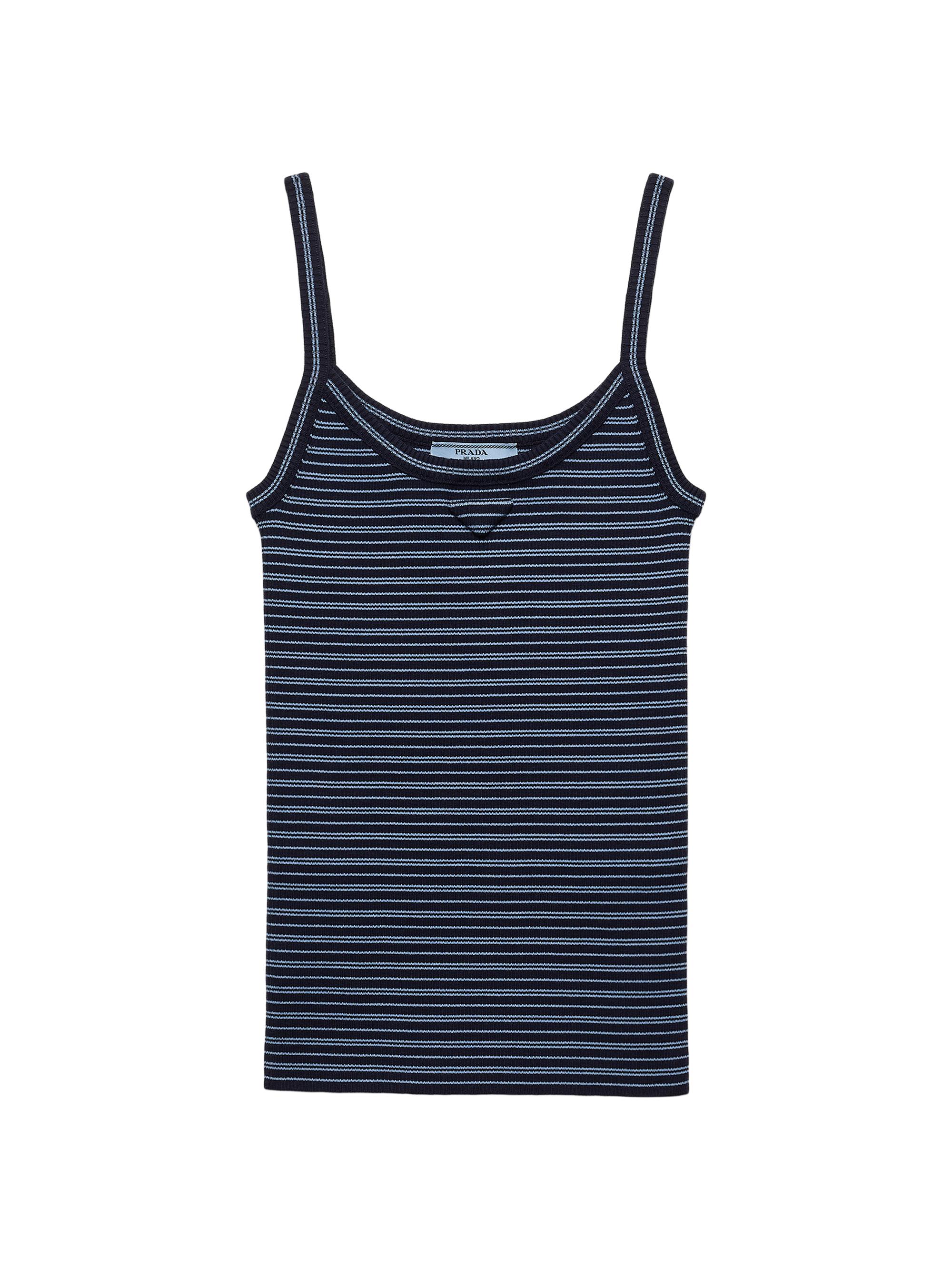 Prada Women's Cotton Top - Blue