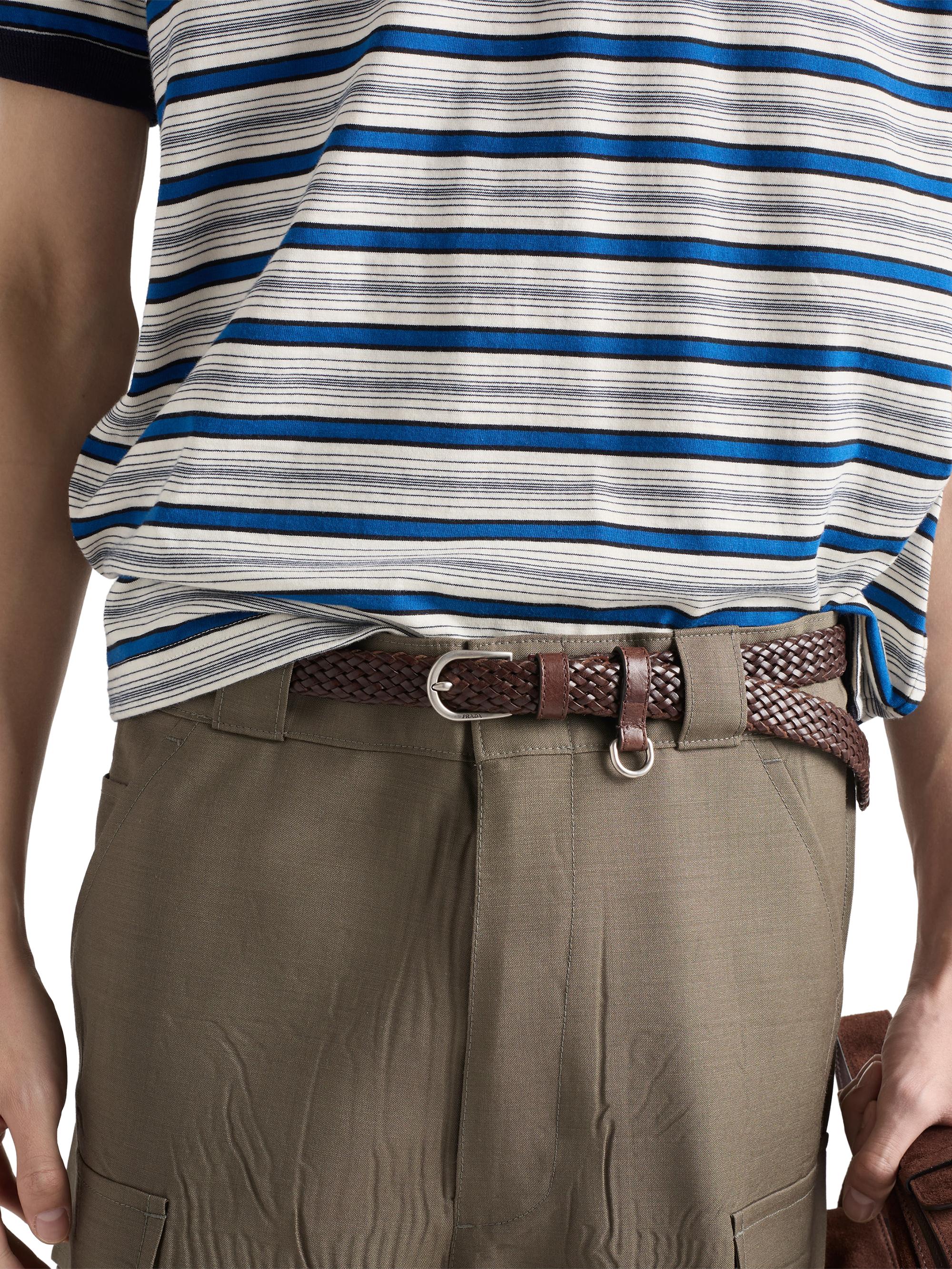 Prada Striped Cotton T-Shirt | Saks Fifth Avenue