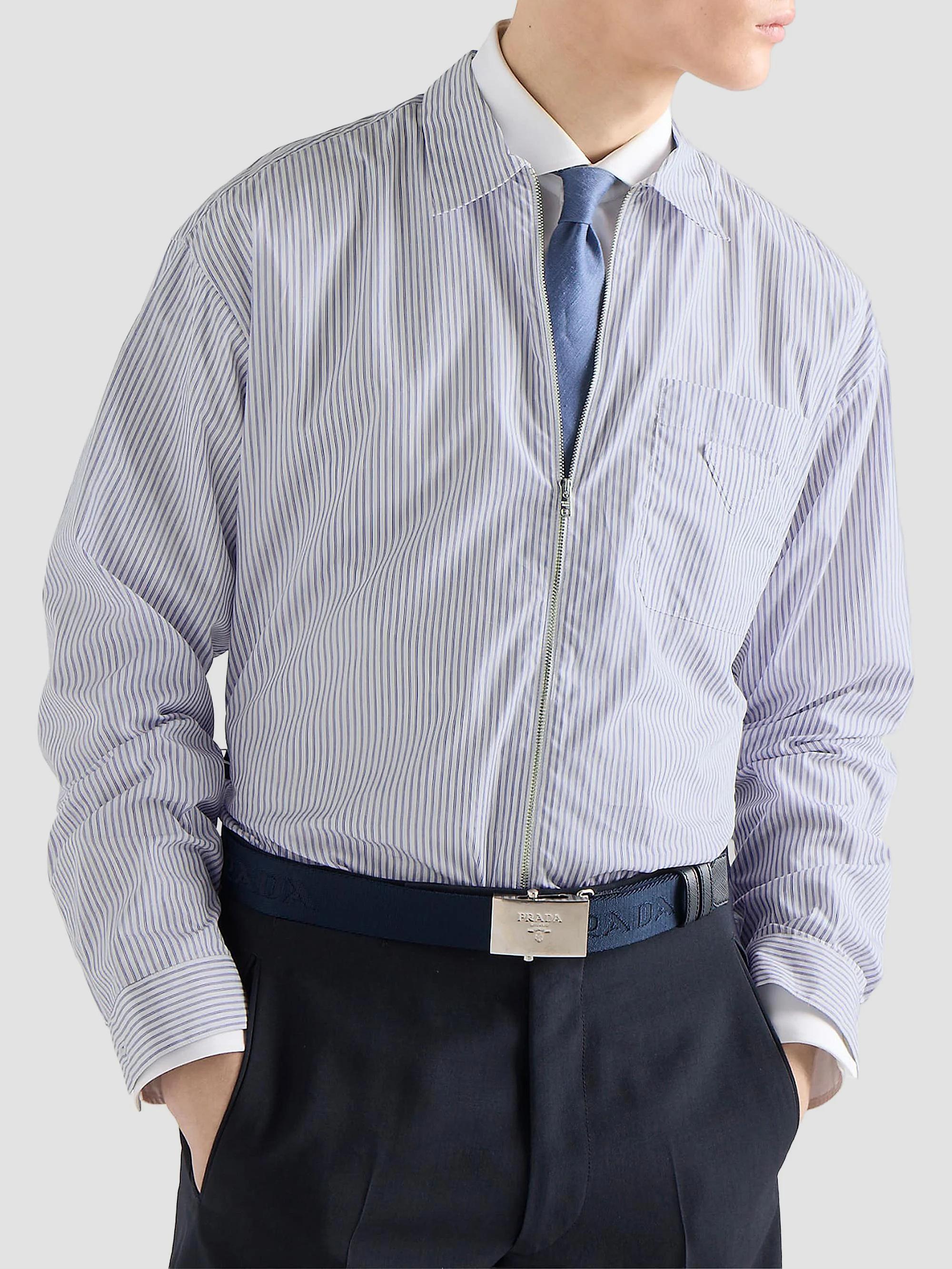 Prada Cotton Zipper Shirt | Saks Fifth Avenue