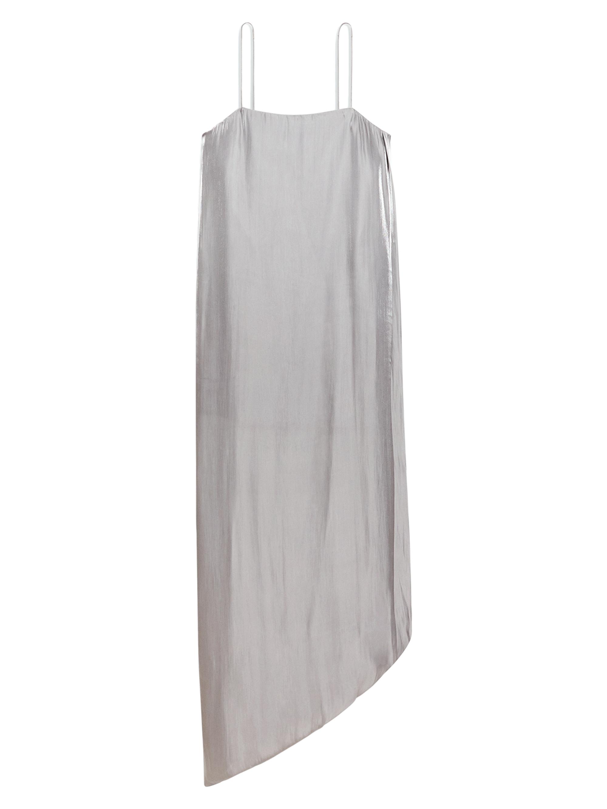 Helmut Lang Women's Fluid Asymmetric Maxi Slipdress - Cloud