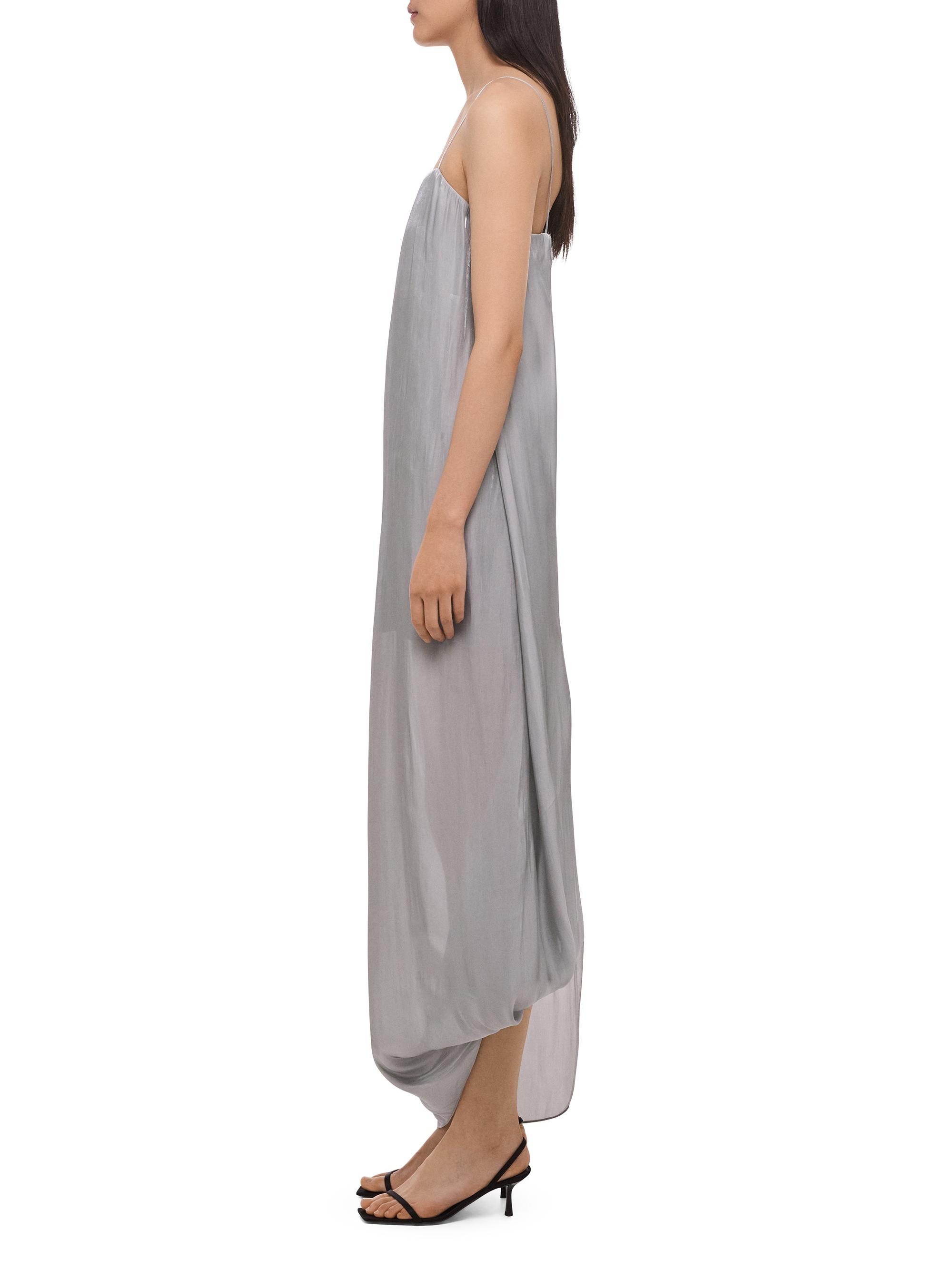 Helmut Lang Women's Fluid Asymmetric Maxi Slipdress - Cloud | Thumbnail 3