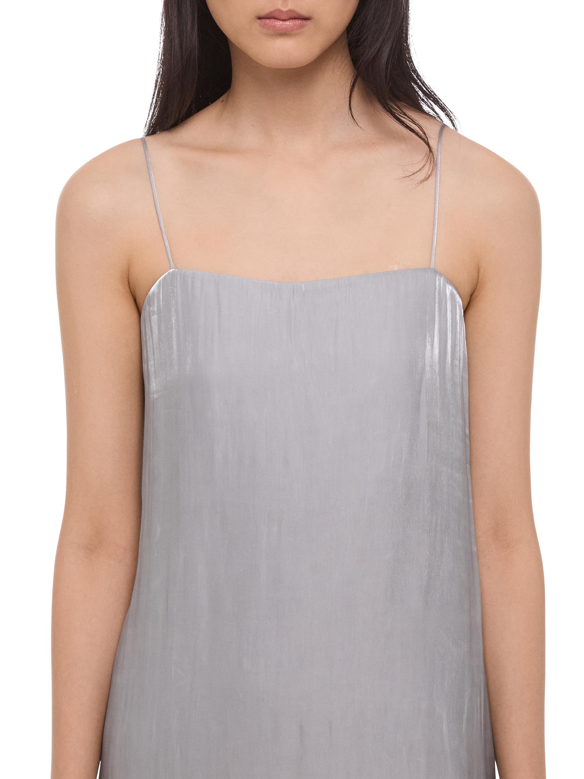 Helmut Lang Women's Fluid Asymmetric Maxi Slipdress - Cloud | Thumbnail 5