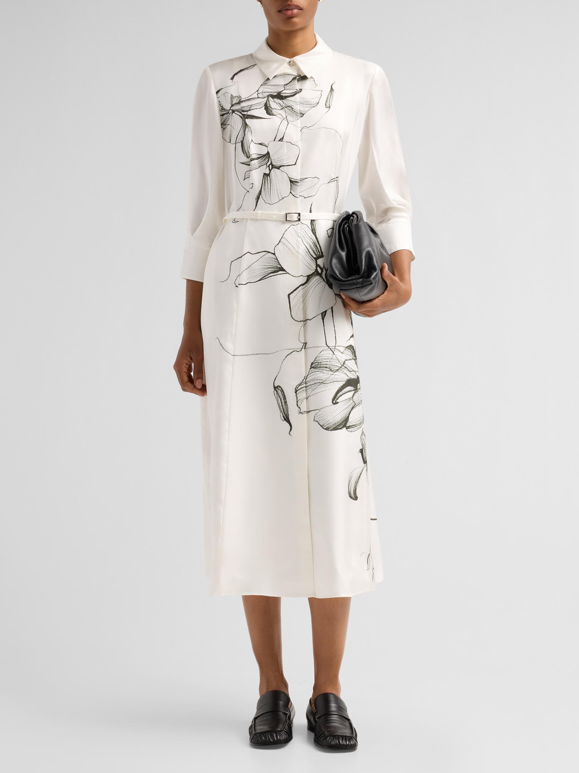 Jason Wu Shadow Floral Silk Twill Shirtdress | Saks Fifth Avenue