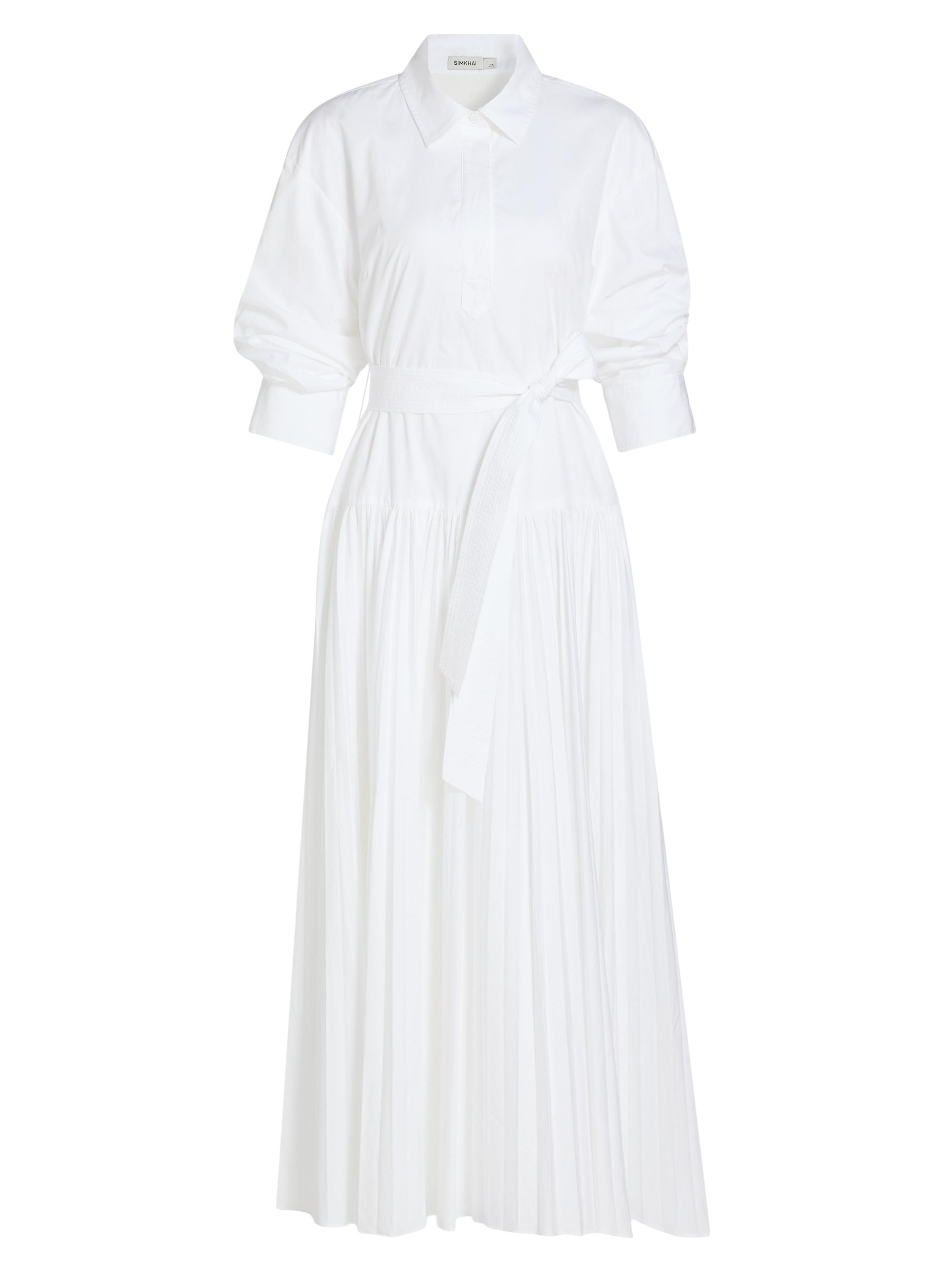 Waimari Core Camila Cotton Short-Sleeve Midi-Dress | Saks Fifth Avenue