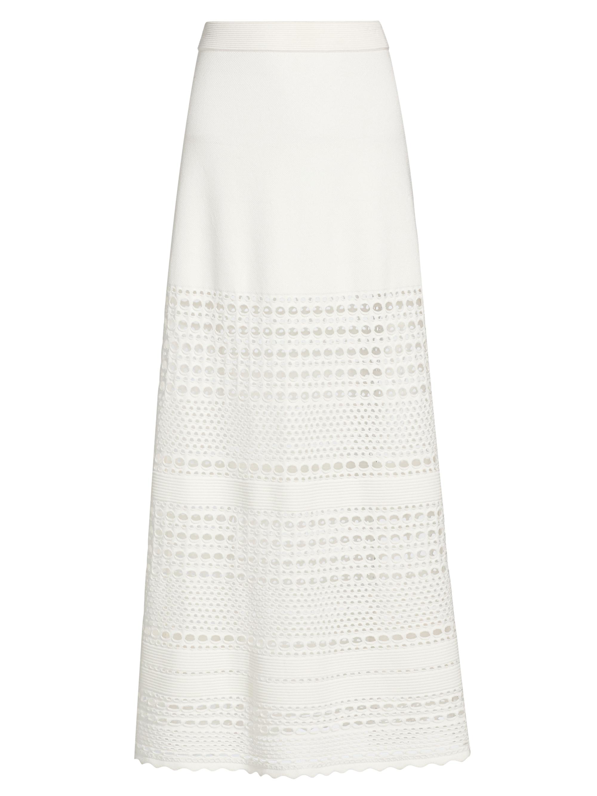 SIMKHAI Women's Westly Open Stitch Knit Maxi Skirt -