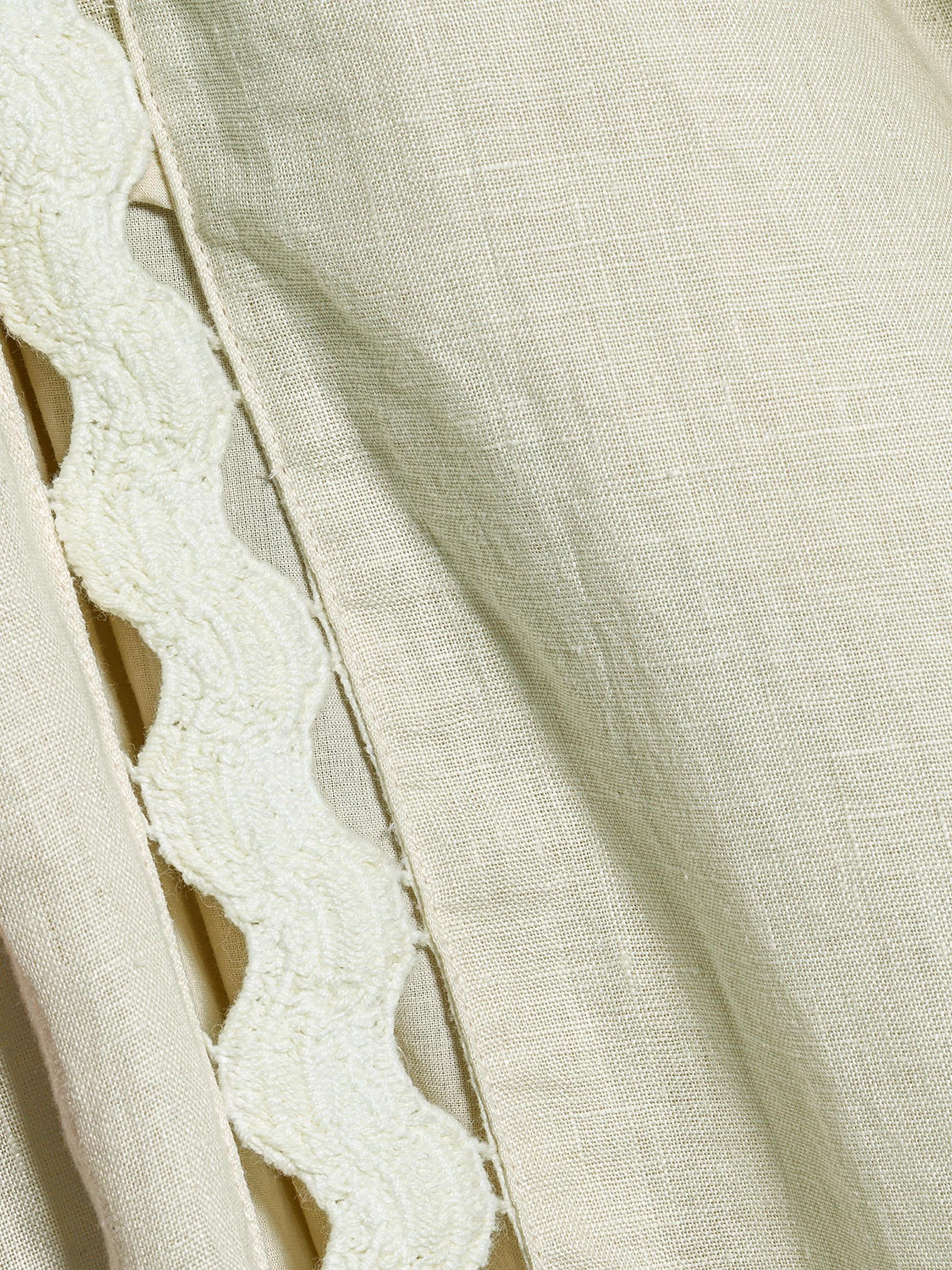 SIMKHAI Women's Selah Lace-Detail Linen-Blend Balloon Pants - Sand | Thumbnail 6