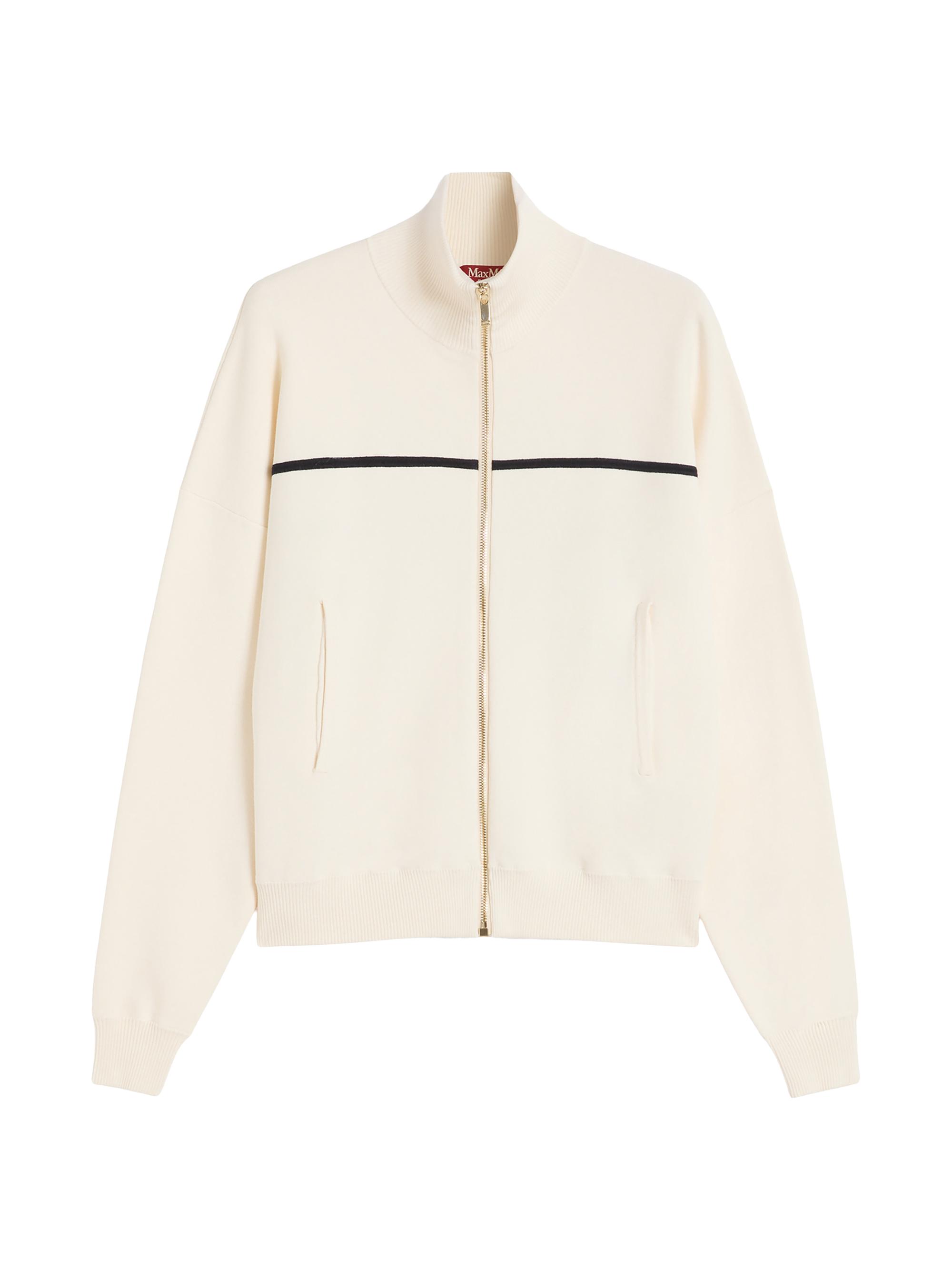 Max Mara Women's Stretch Viscose Boxy Cardigan - Beige