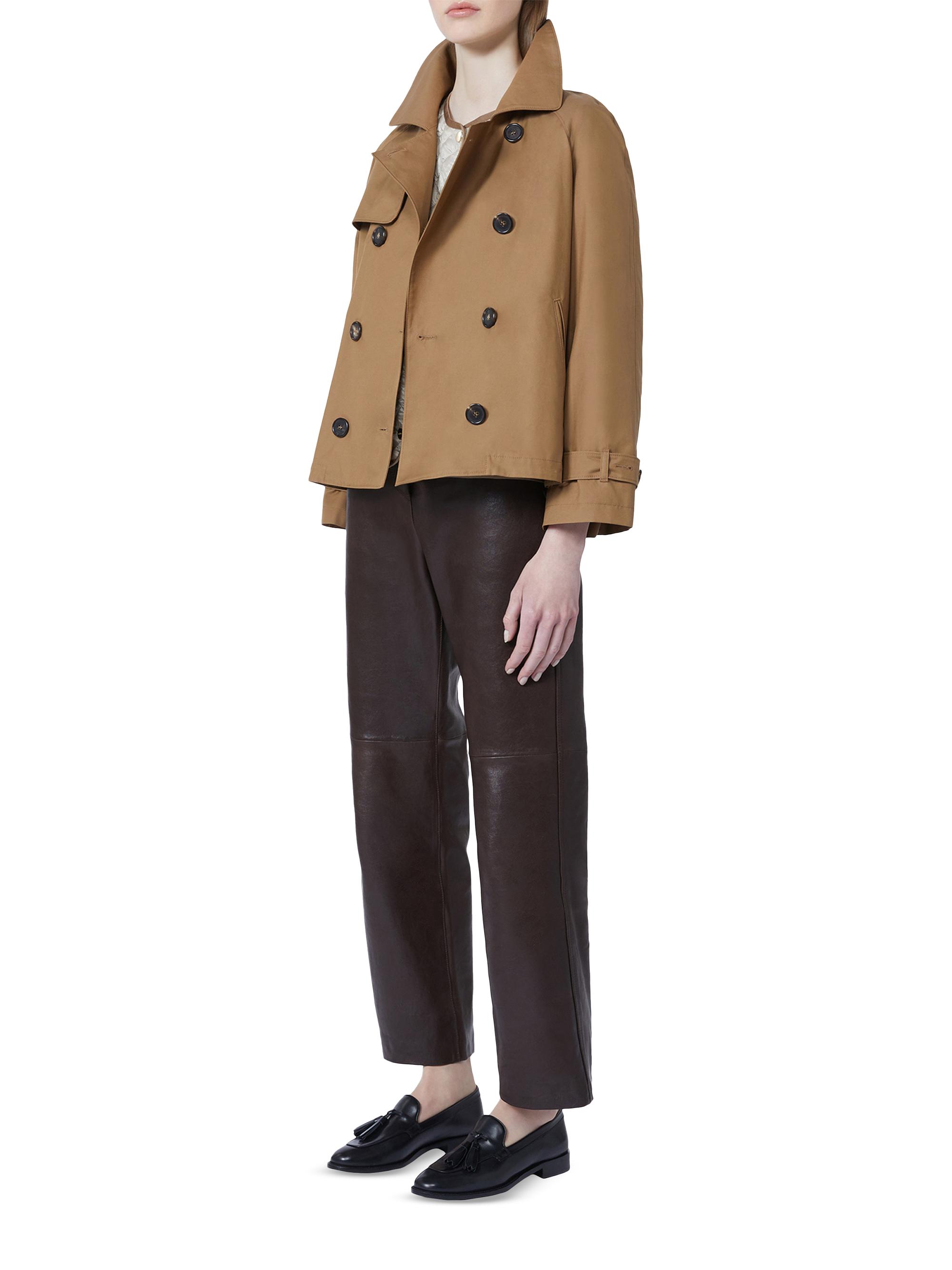 Max Mara Short Water Repellent Twill Trench Coat | Saks Fifth Avenue