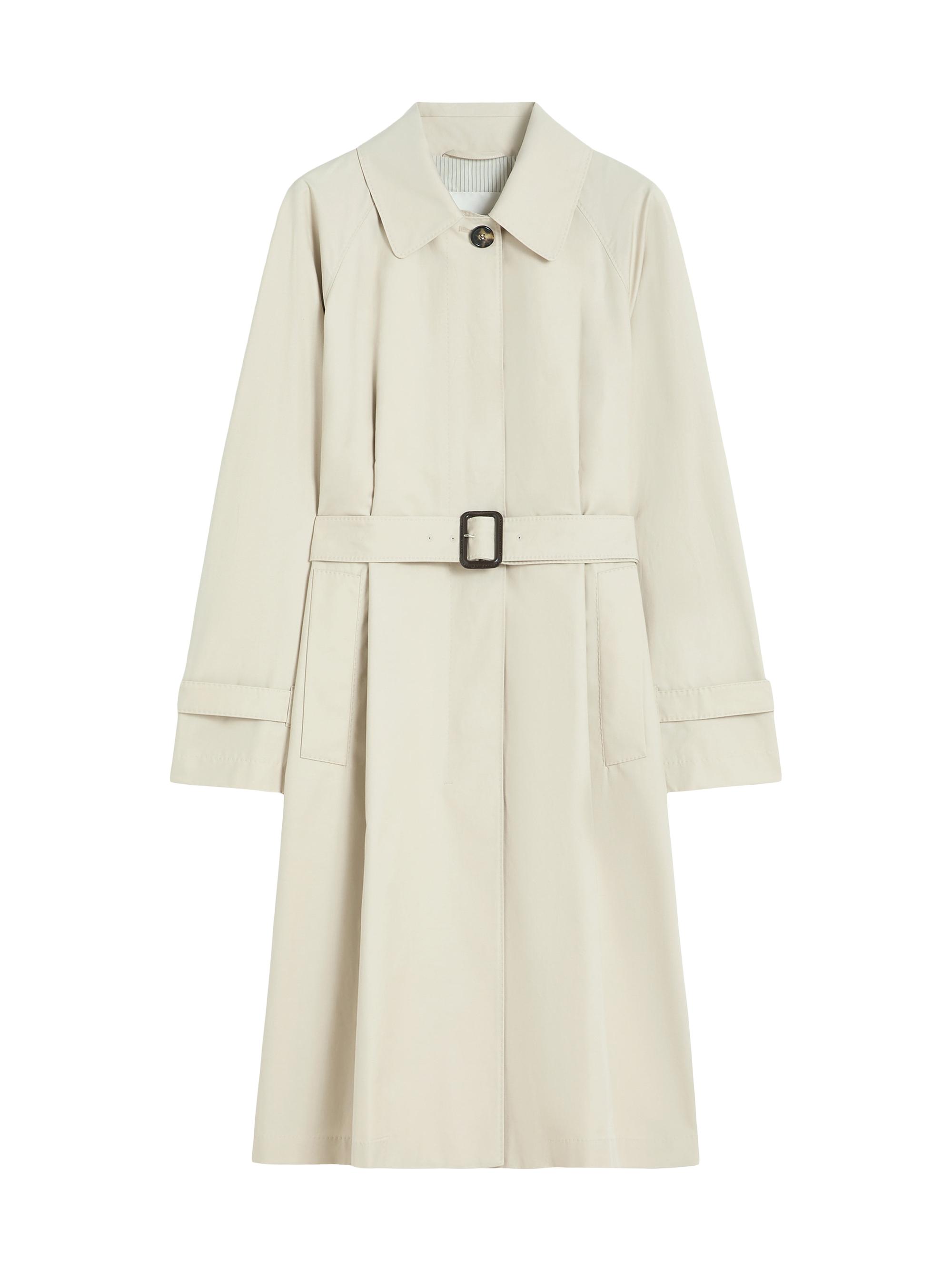 Max Mara Women's Water Repellent Cotton Blend Trench Coat - Natural