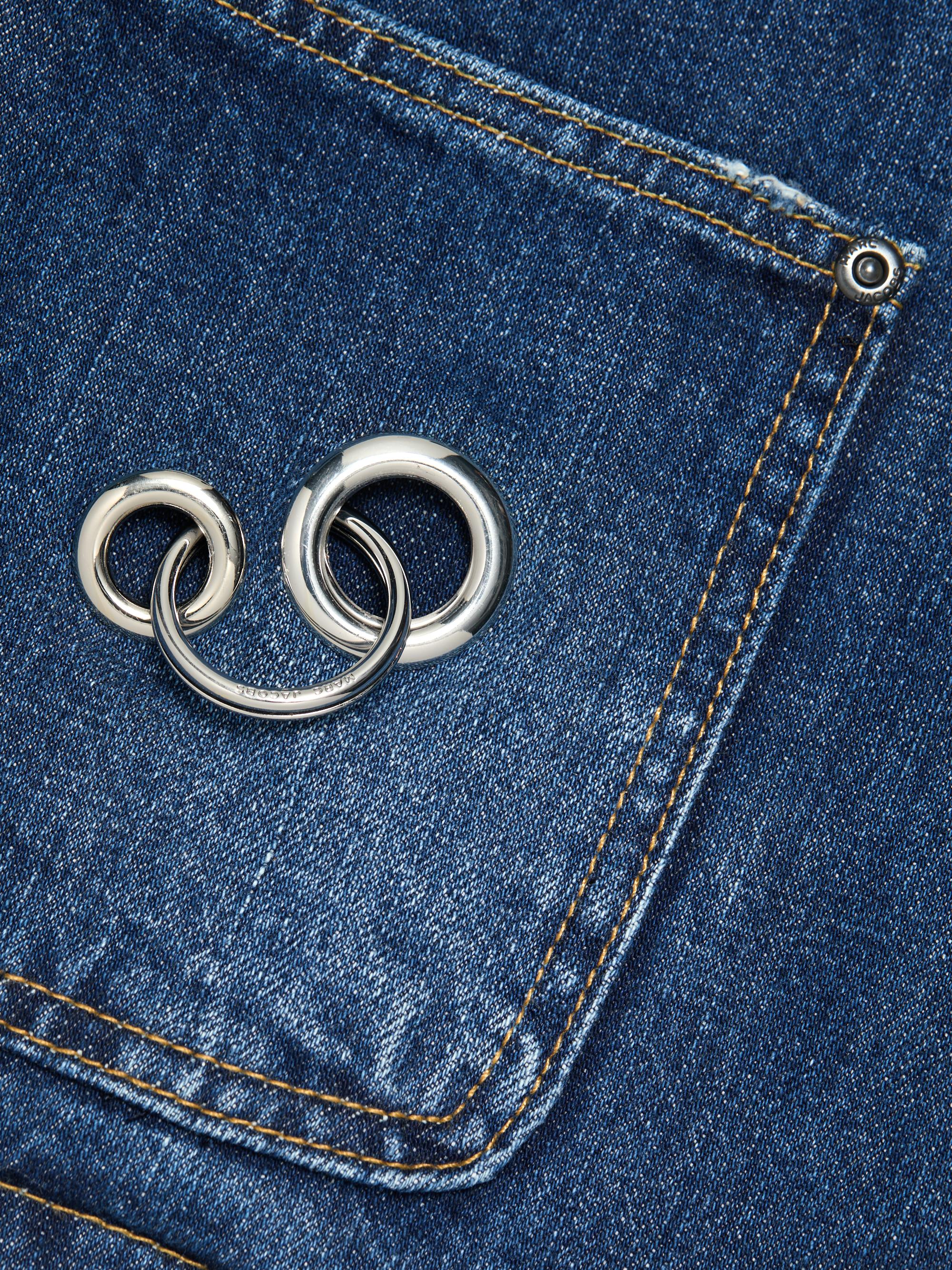 Marc Jacobs Grommet Denim Utility Crop Jacket | Saks Fifth Avenue