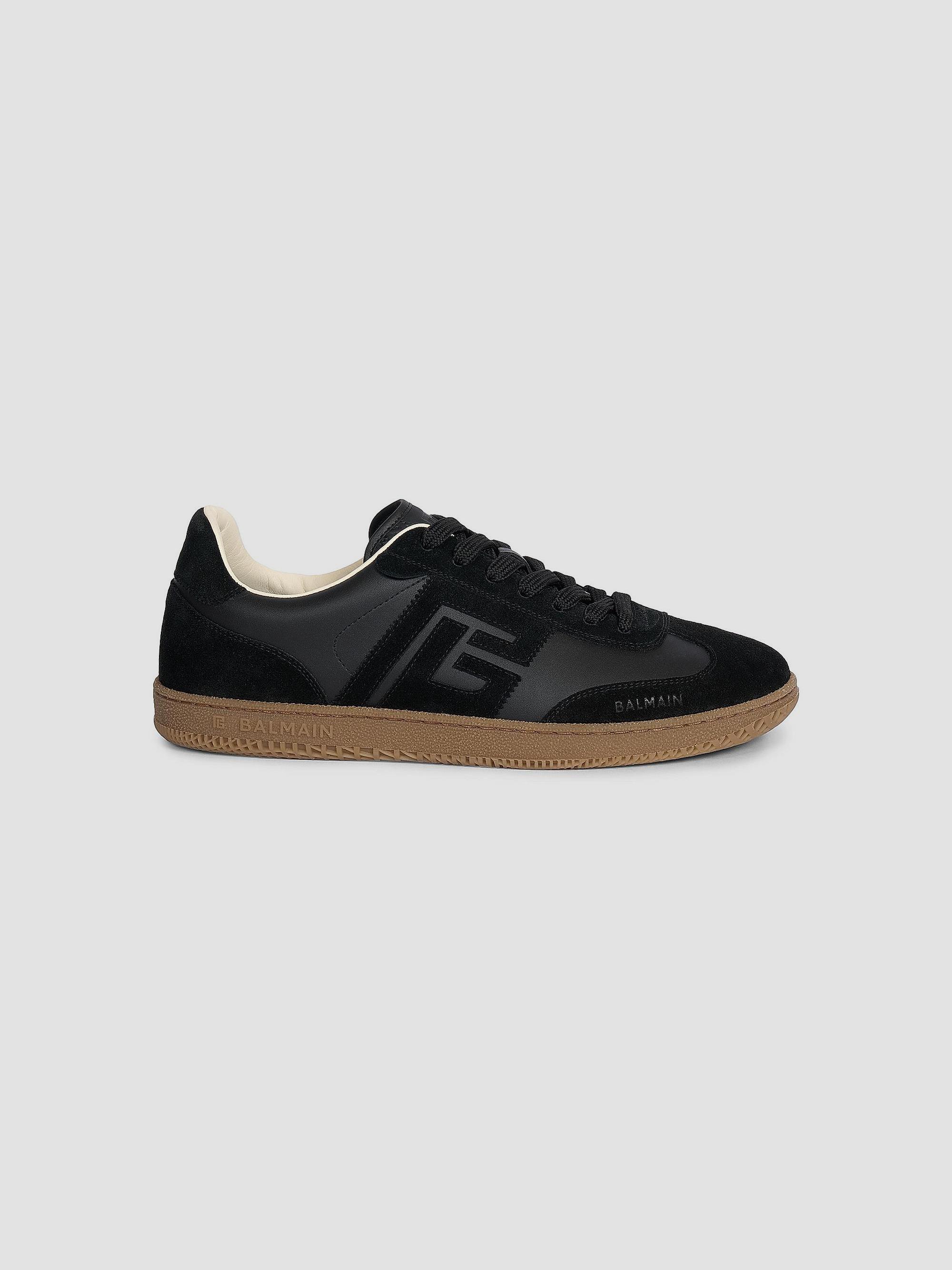 Balmain B Court Monogram Jacquard Low-Top Sneakers | Saks Fifth Avenue