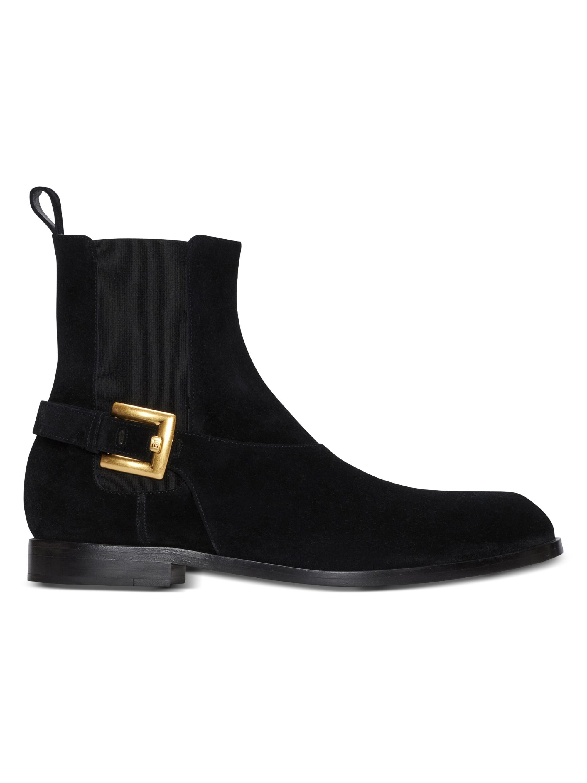 Brunello Cucinelli Grained Leather Side-Zip Boots | Saks Fifth Avenue